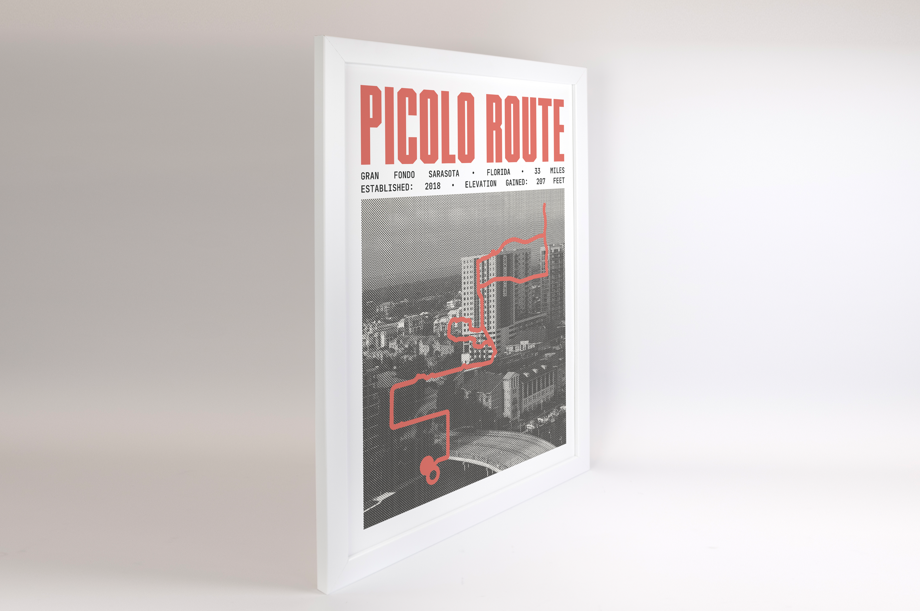 Gran Fondo Sarasota - Picolo Route Poster