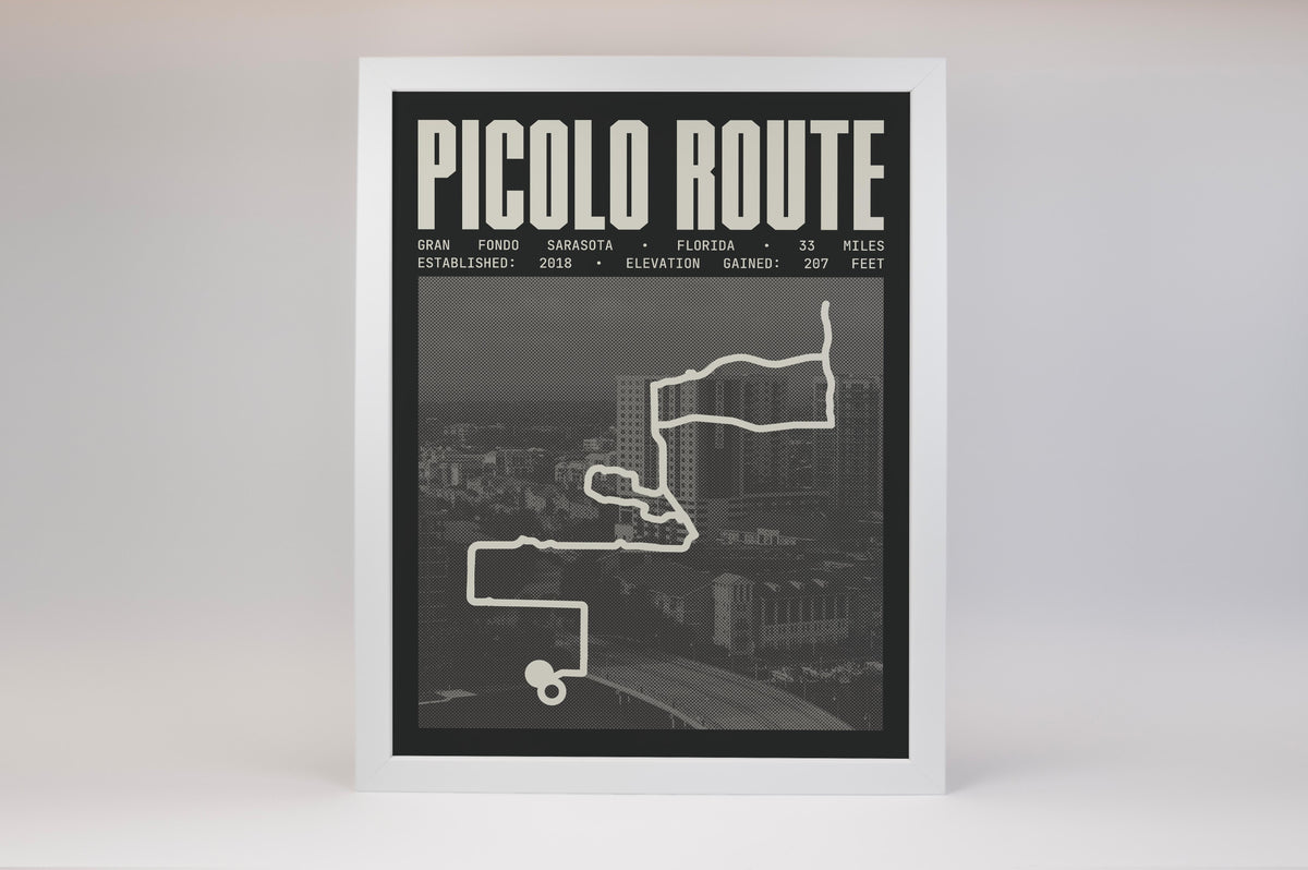 Gran Fondo Sarasota - Picolo Route Poster