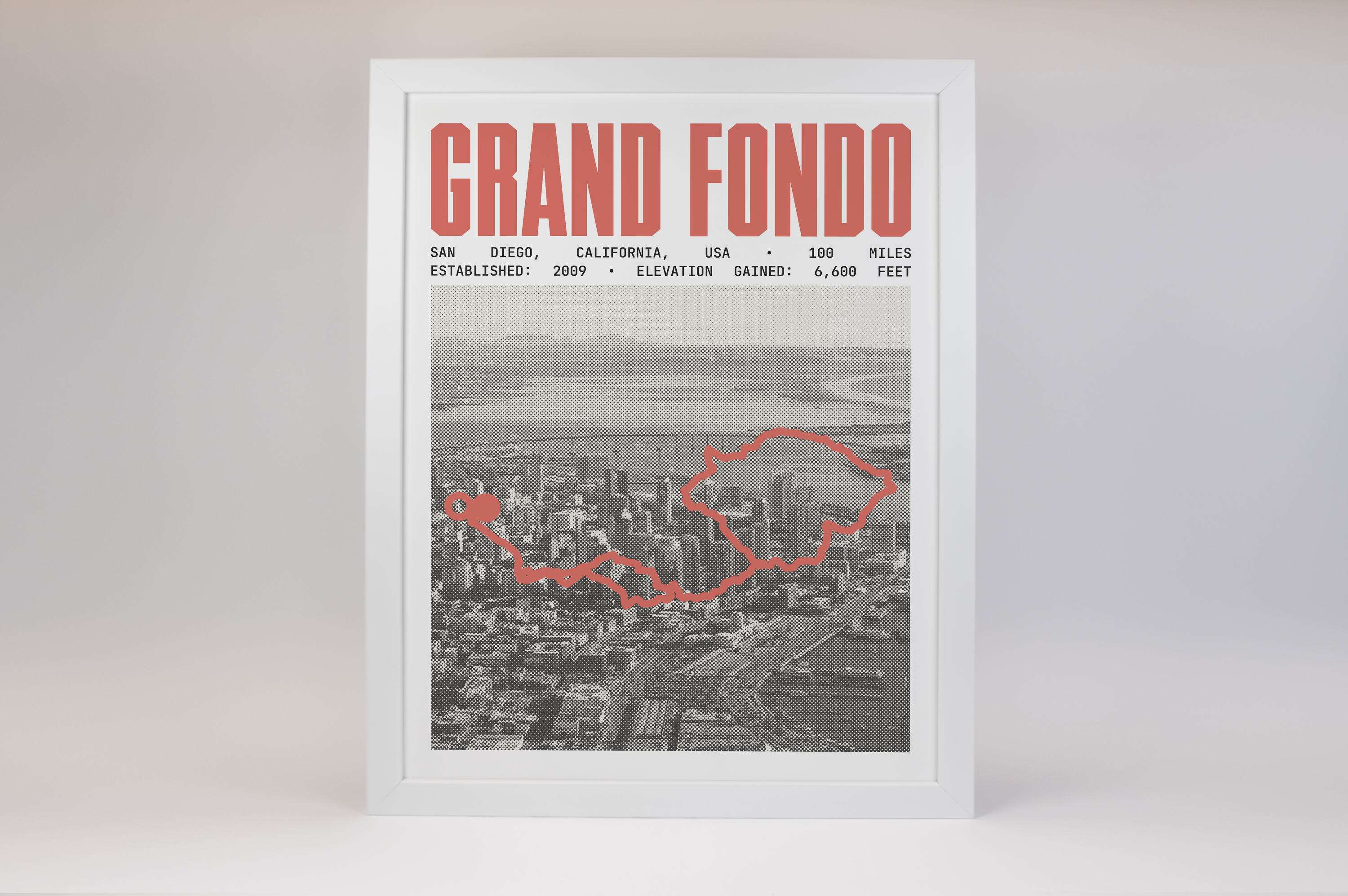 Gran Fondo San Diego - Gran Fondo Poster
