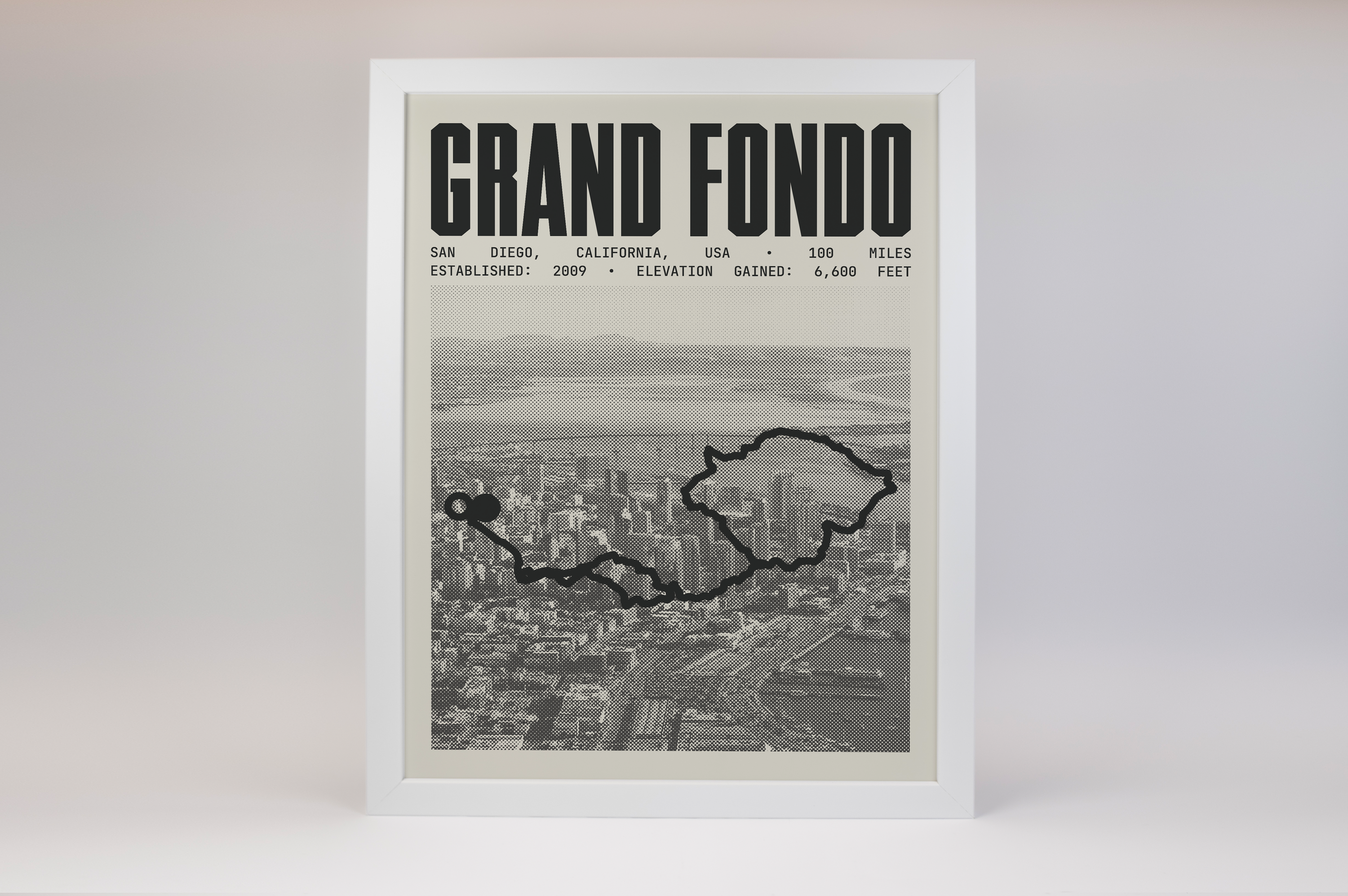 Gran Fondo San Diego - Gran Fondo Poster