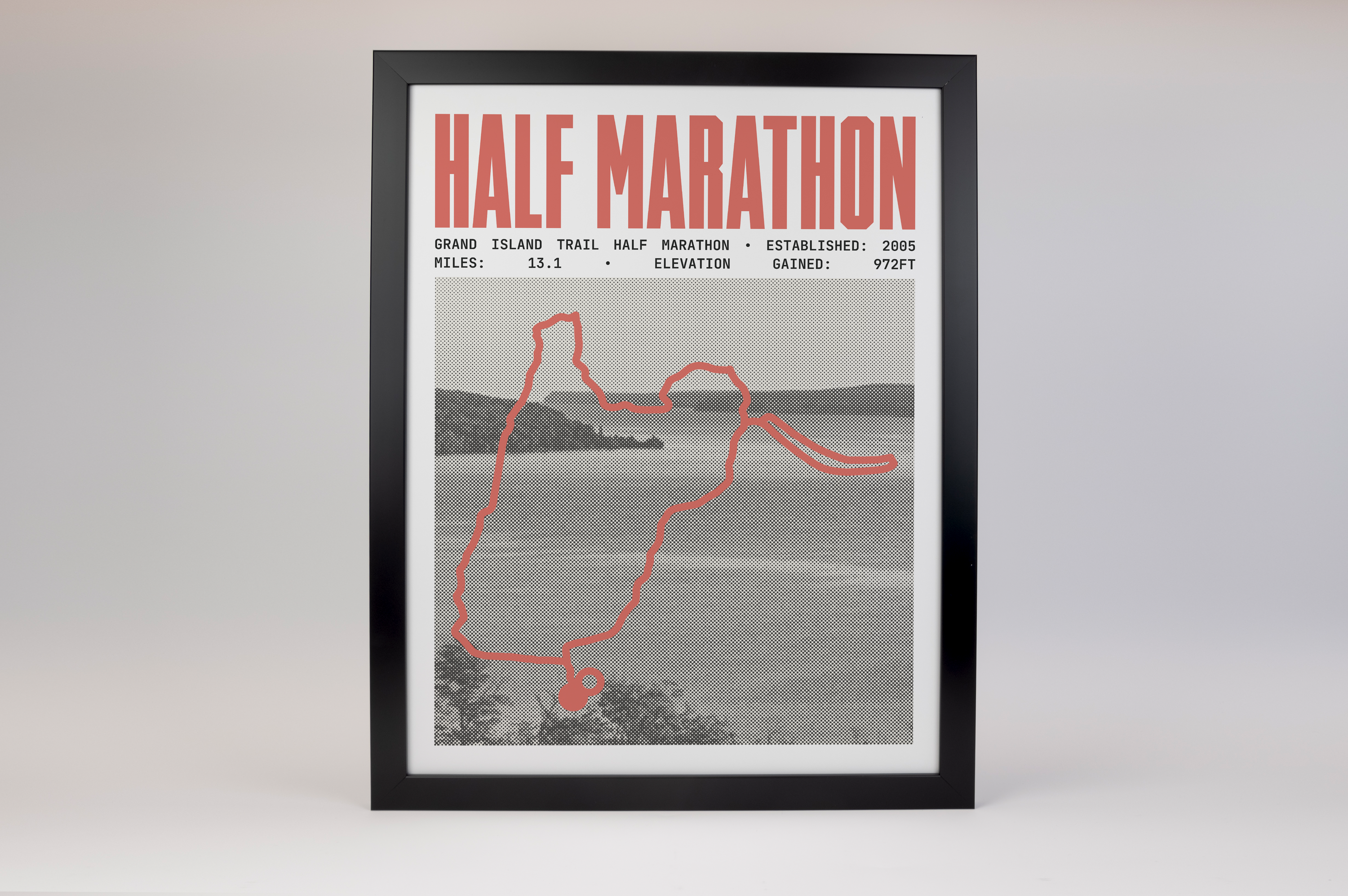 Grand Island Trail Half-Marathon Poster