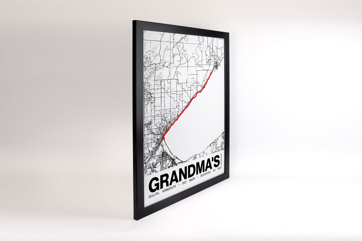 Grandma's Marathon Poster - Grid Style