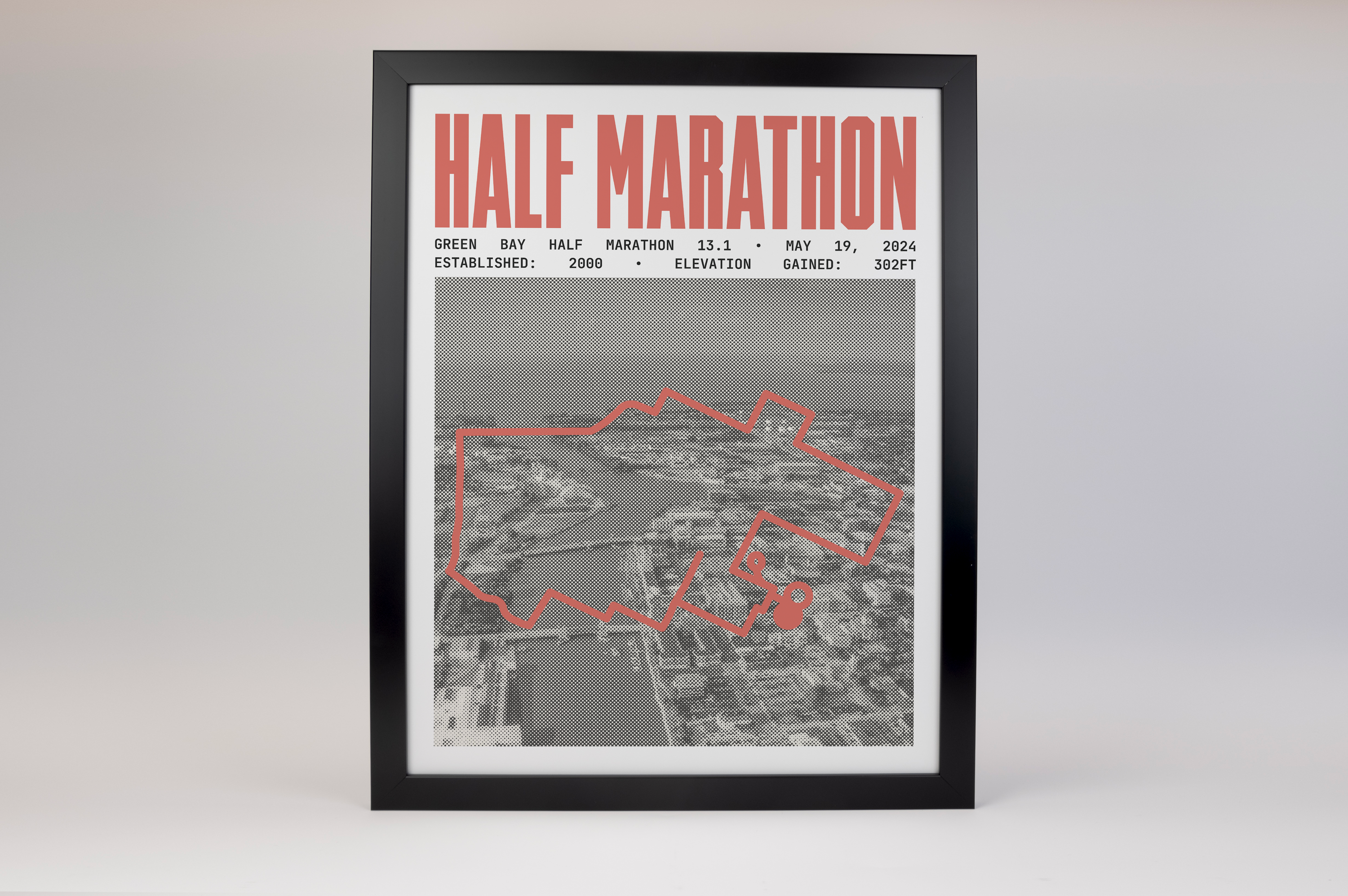 Green Bay Half-Marathon Poster