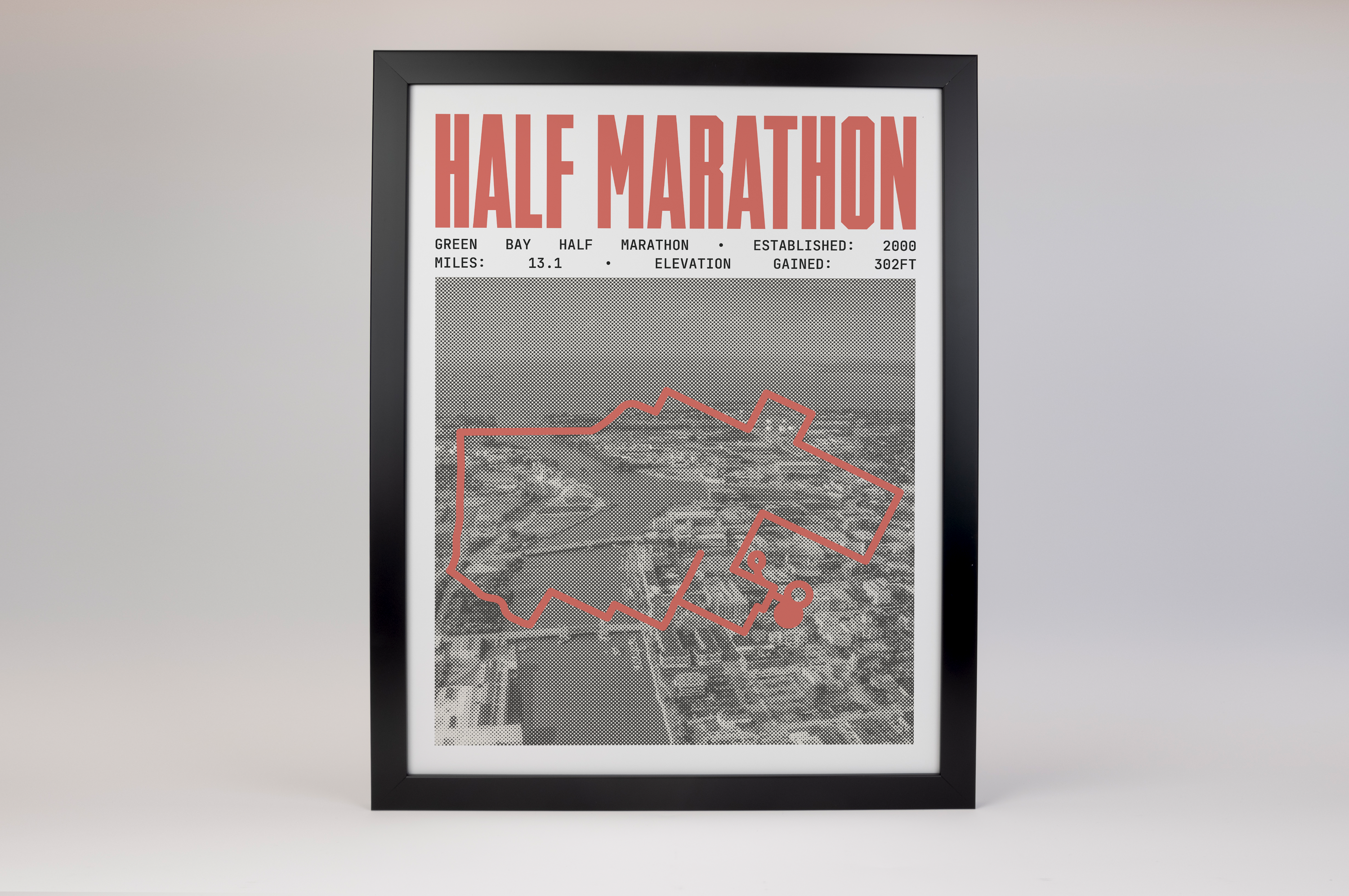 Green Bay Half-Marathon Poster