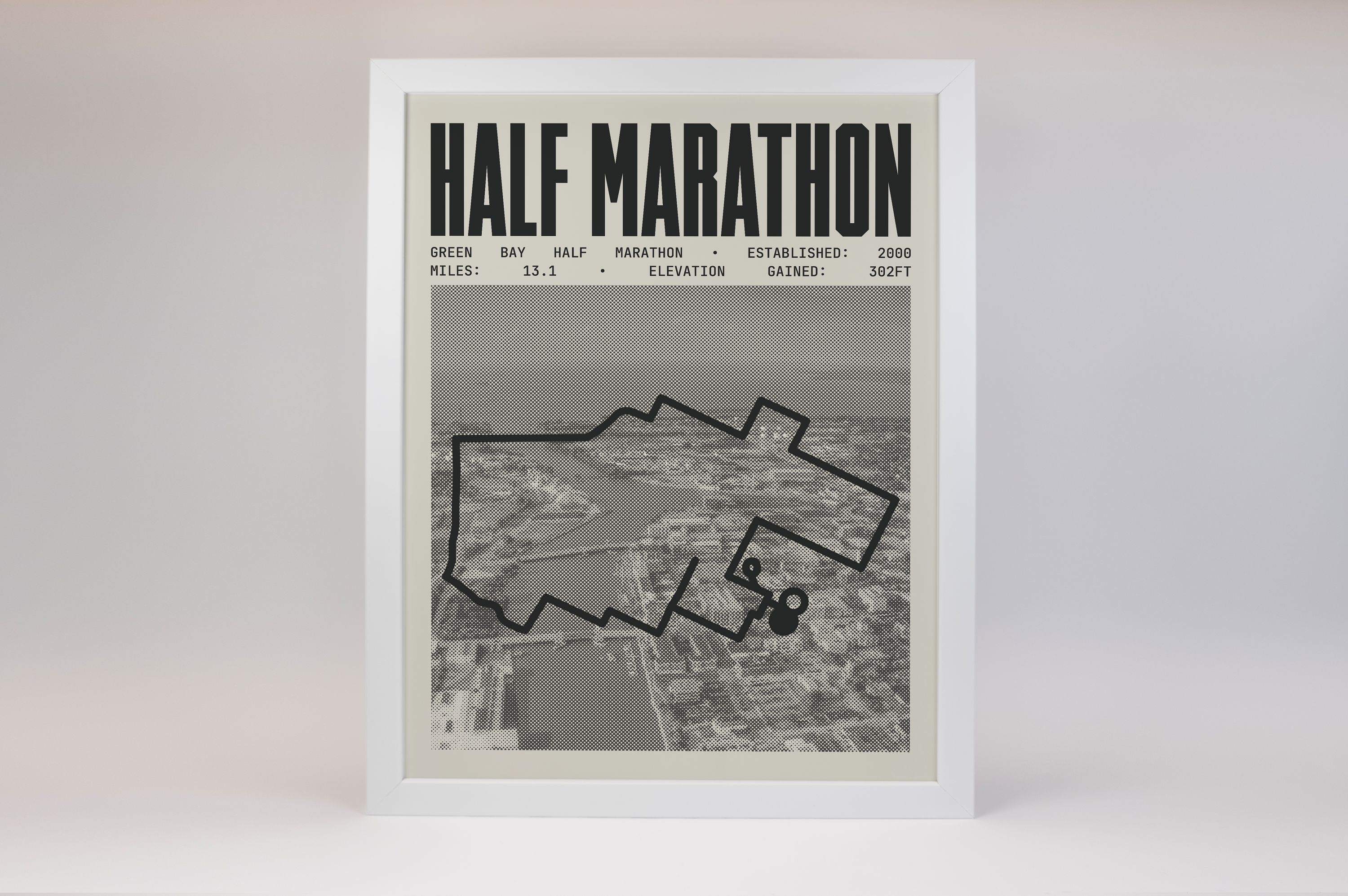 Green Bay Half-Marathon Poster