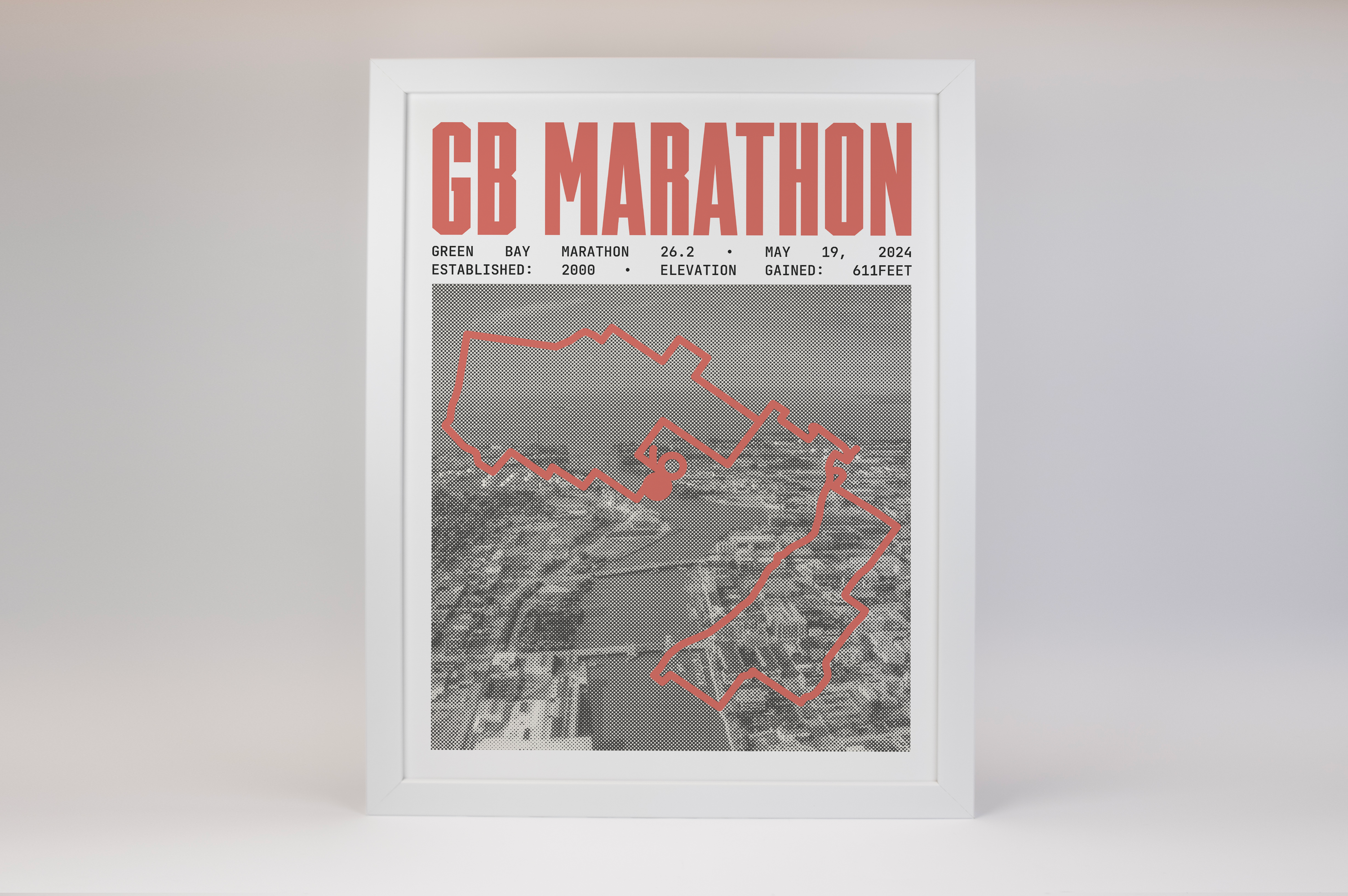 Green Bay Marathon Poster V2