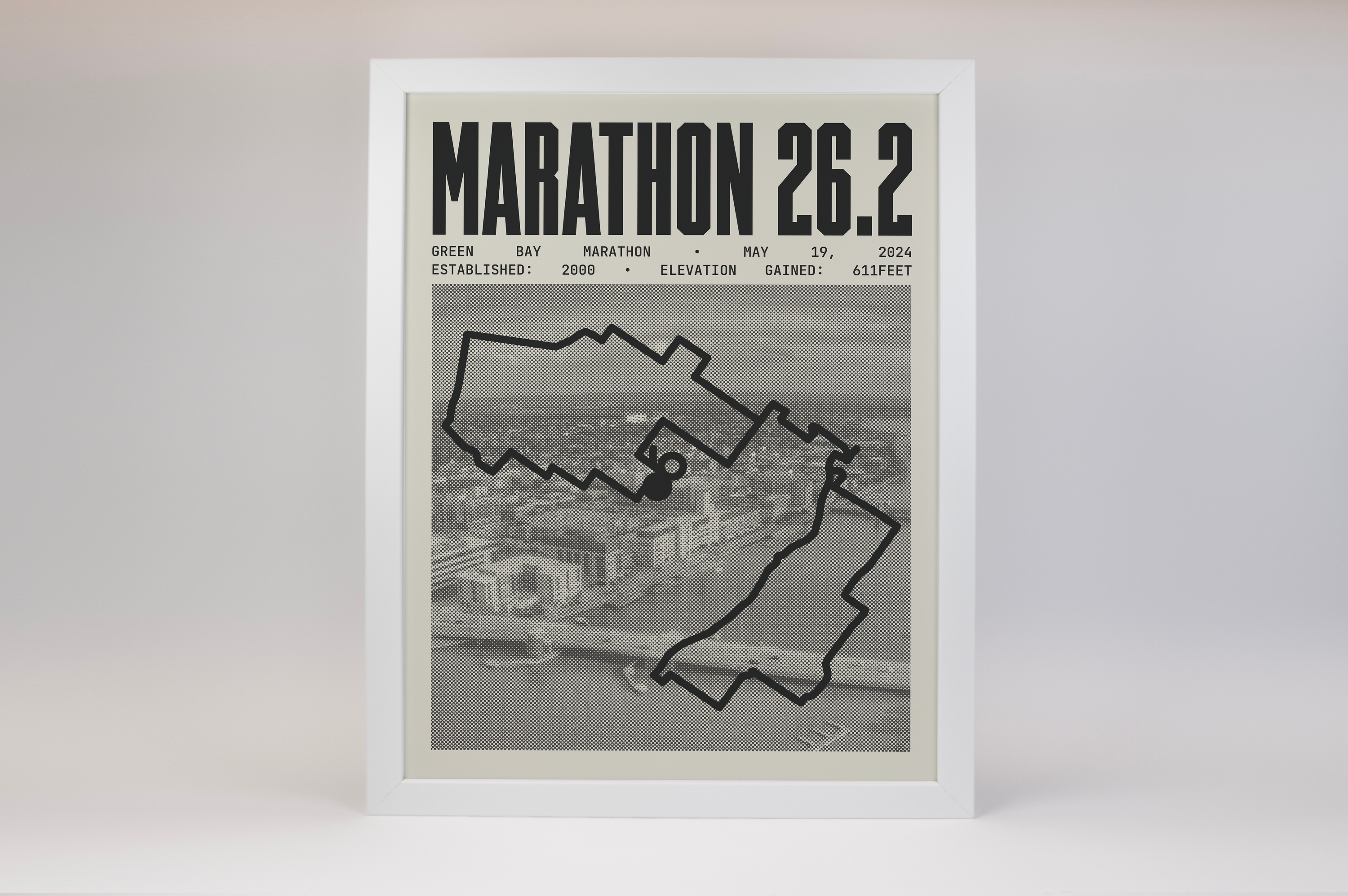 Green Bay Marathon Poster