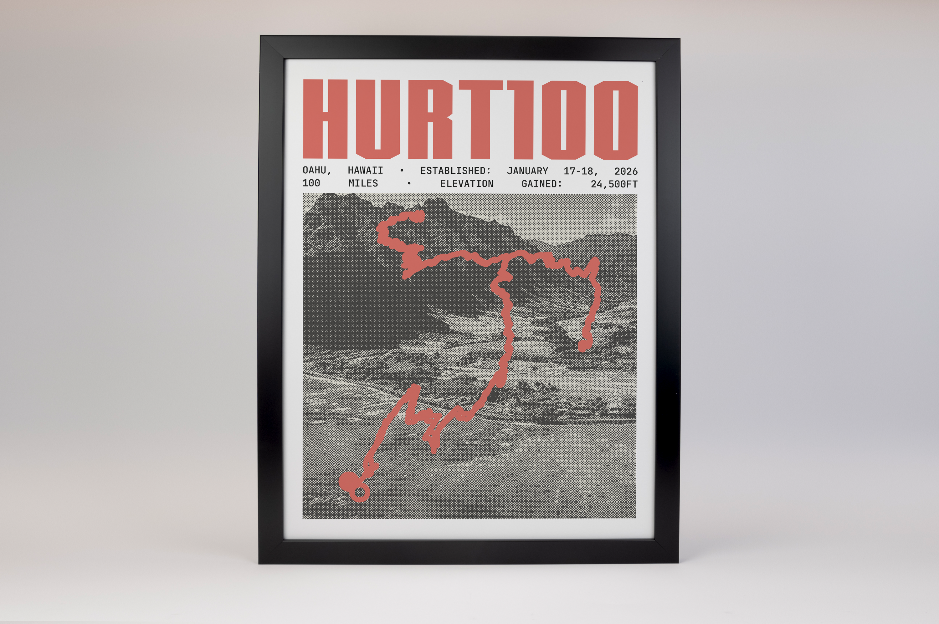 HURT 100 Endurance Run Poster