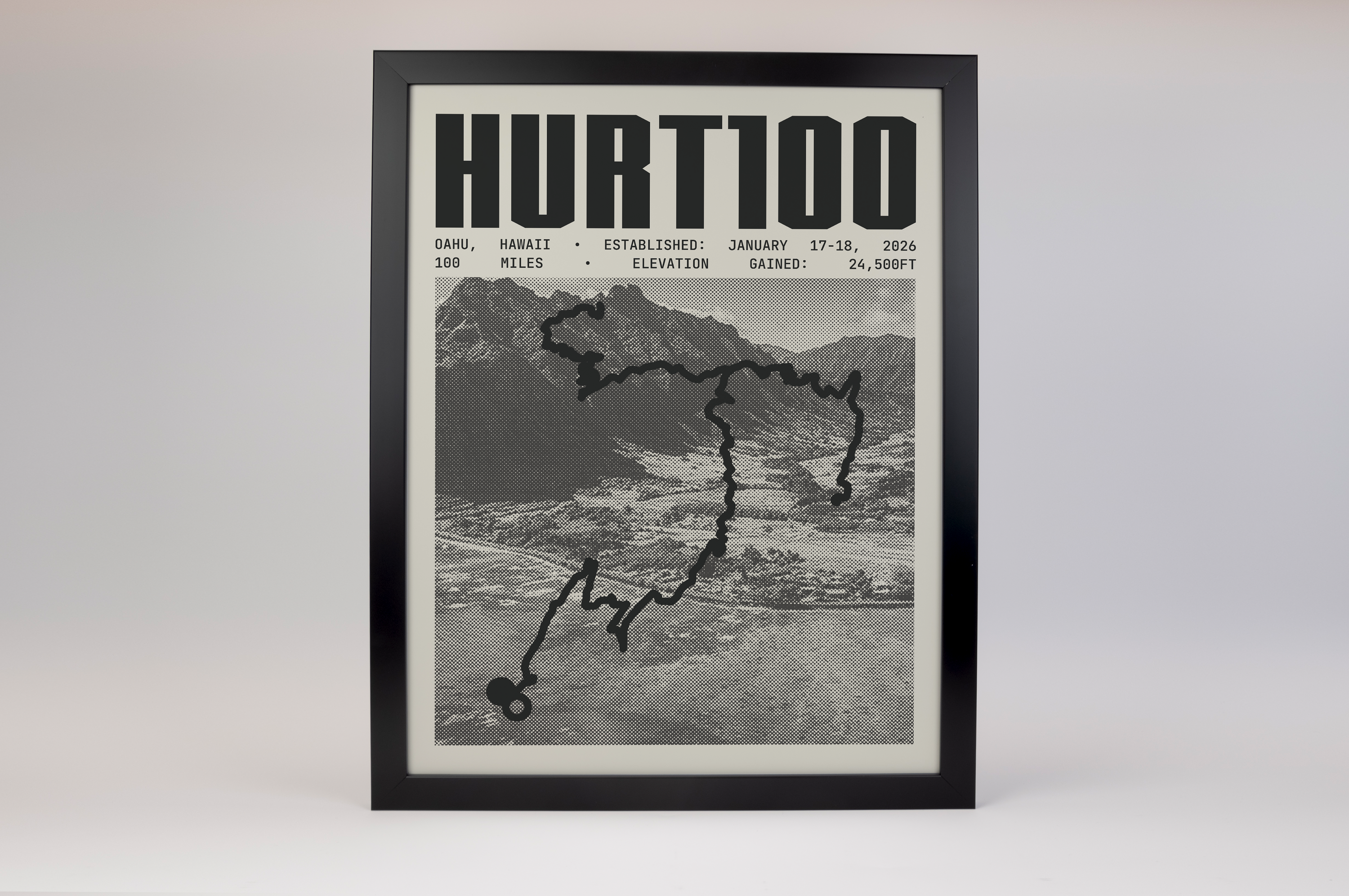 HURT 100 Endurance Run Poster