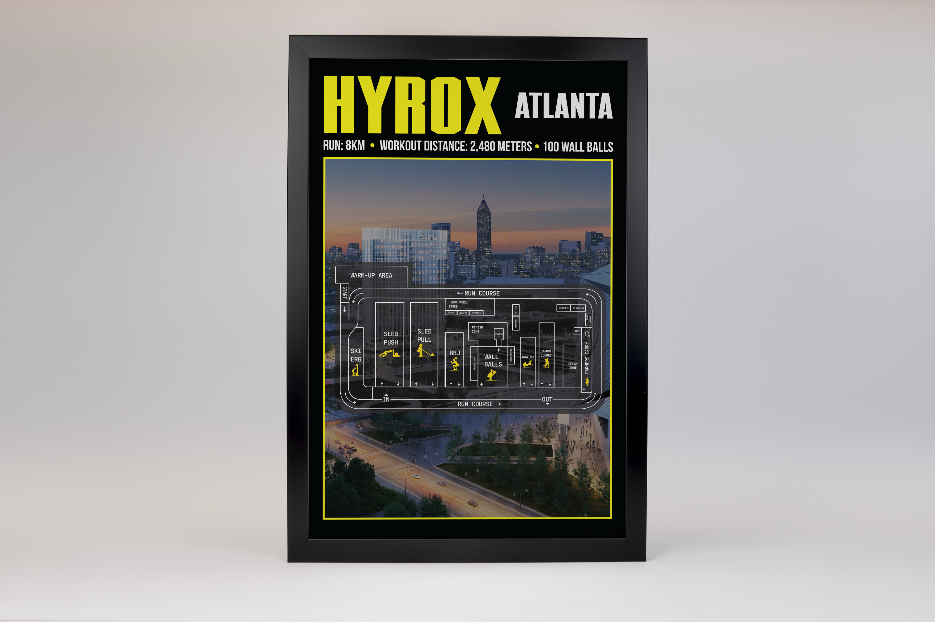 Hyrox Atlanta Poster
