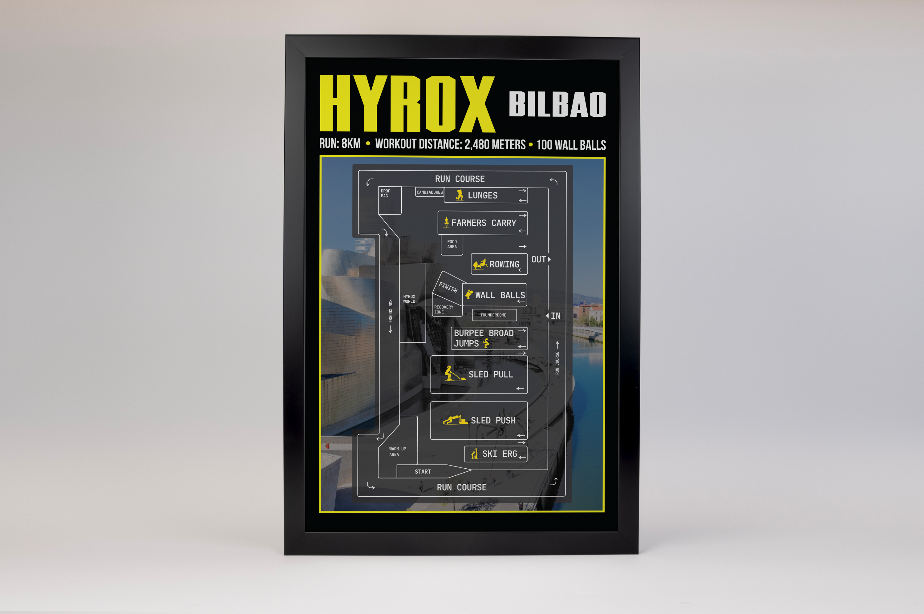 Hyrox Bilbao Poster