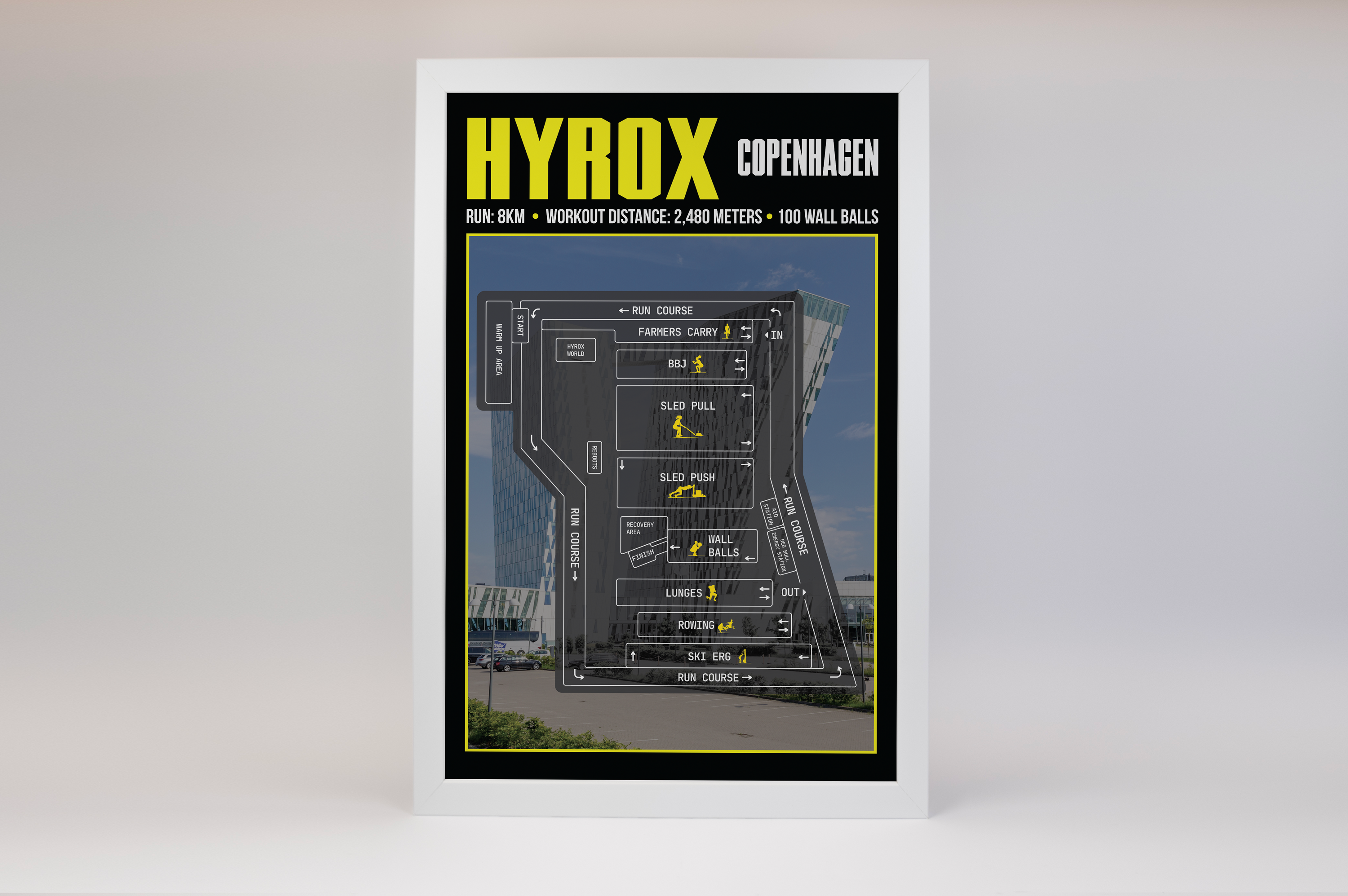 Hyrox Copenhagen Poster