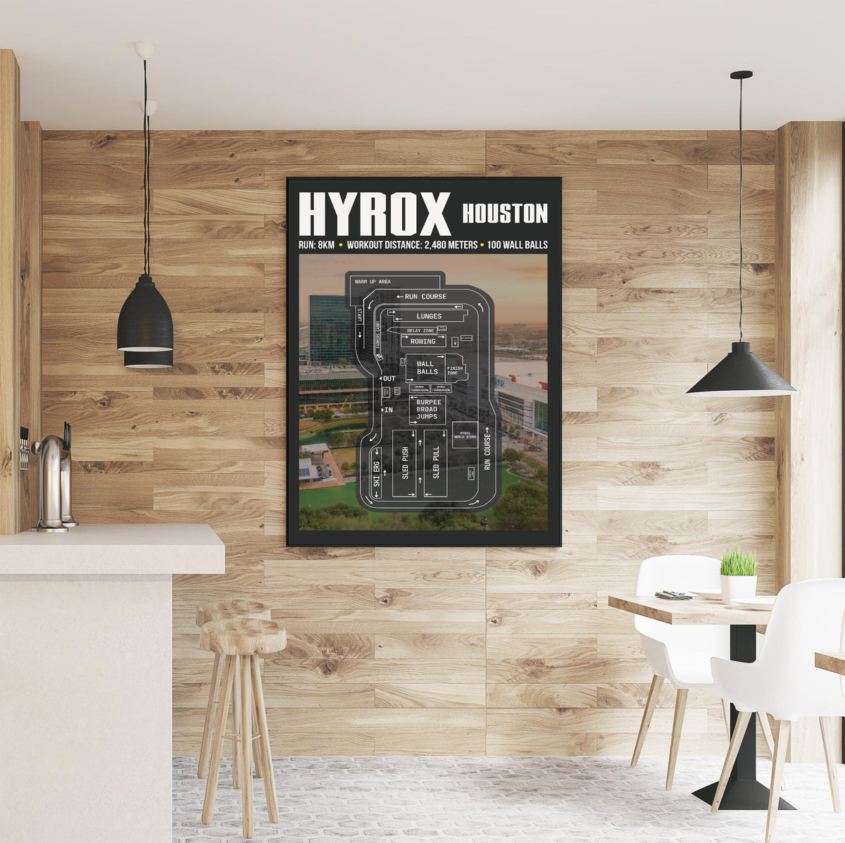 Hyrox Houston Poster