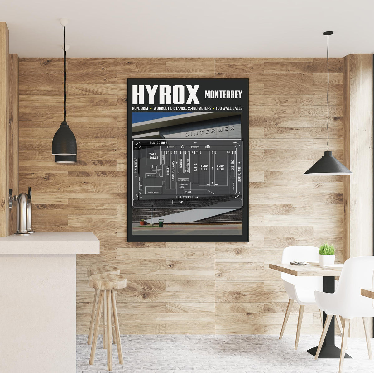 HYROX Monterrey Poster
