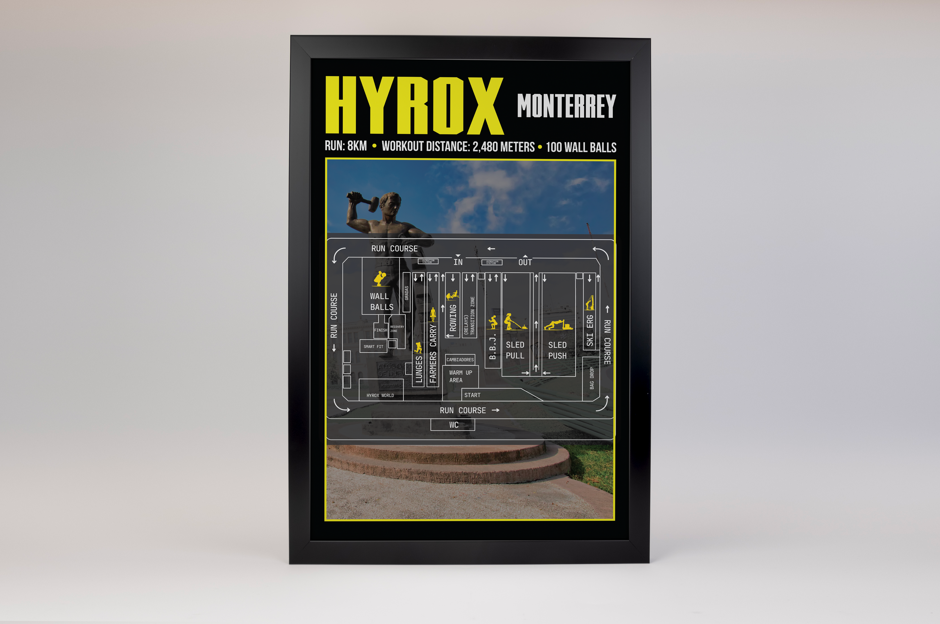 HYROX Monterrey Poster V2