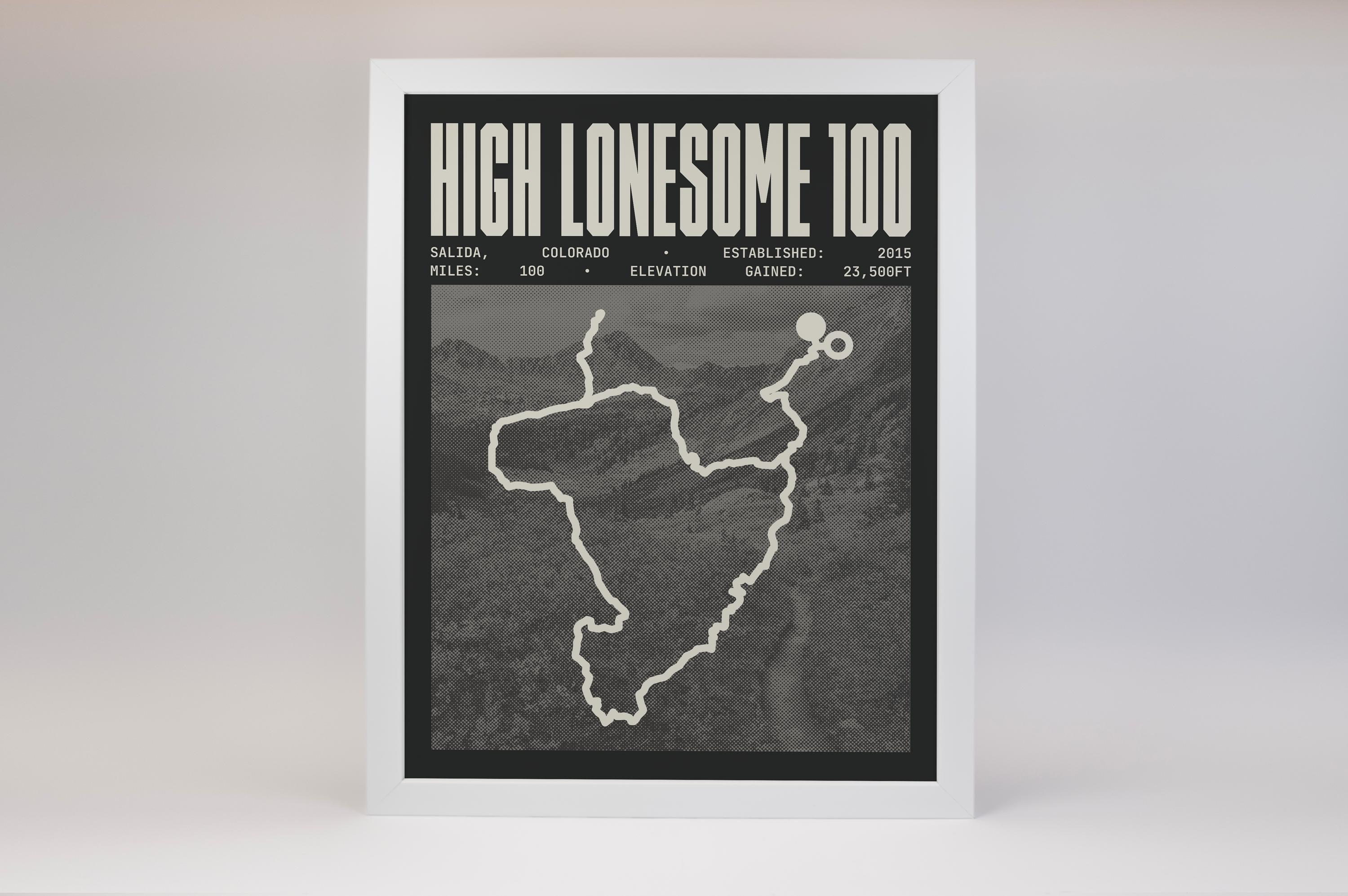 High Lonesome 100 Endurance Run Poster