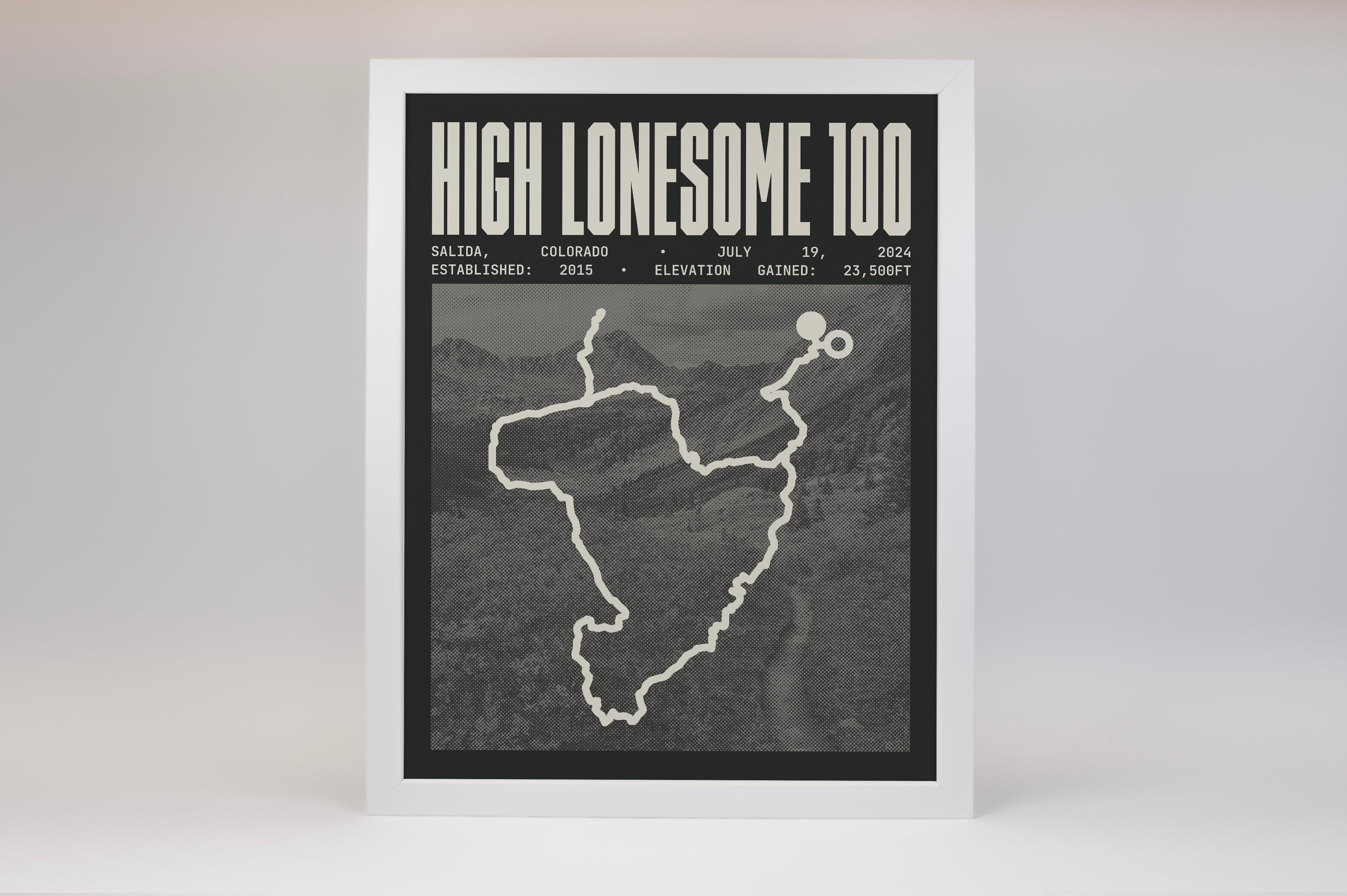 High Lonesome 100 Endurance Run Poster