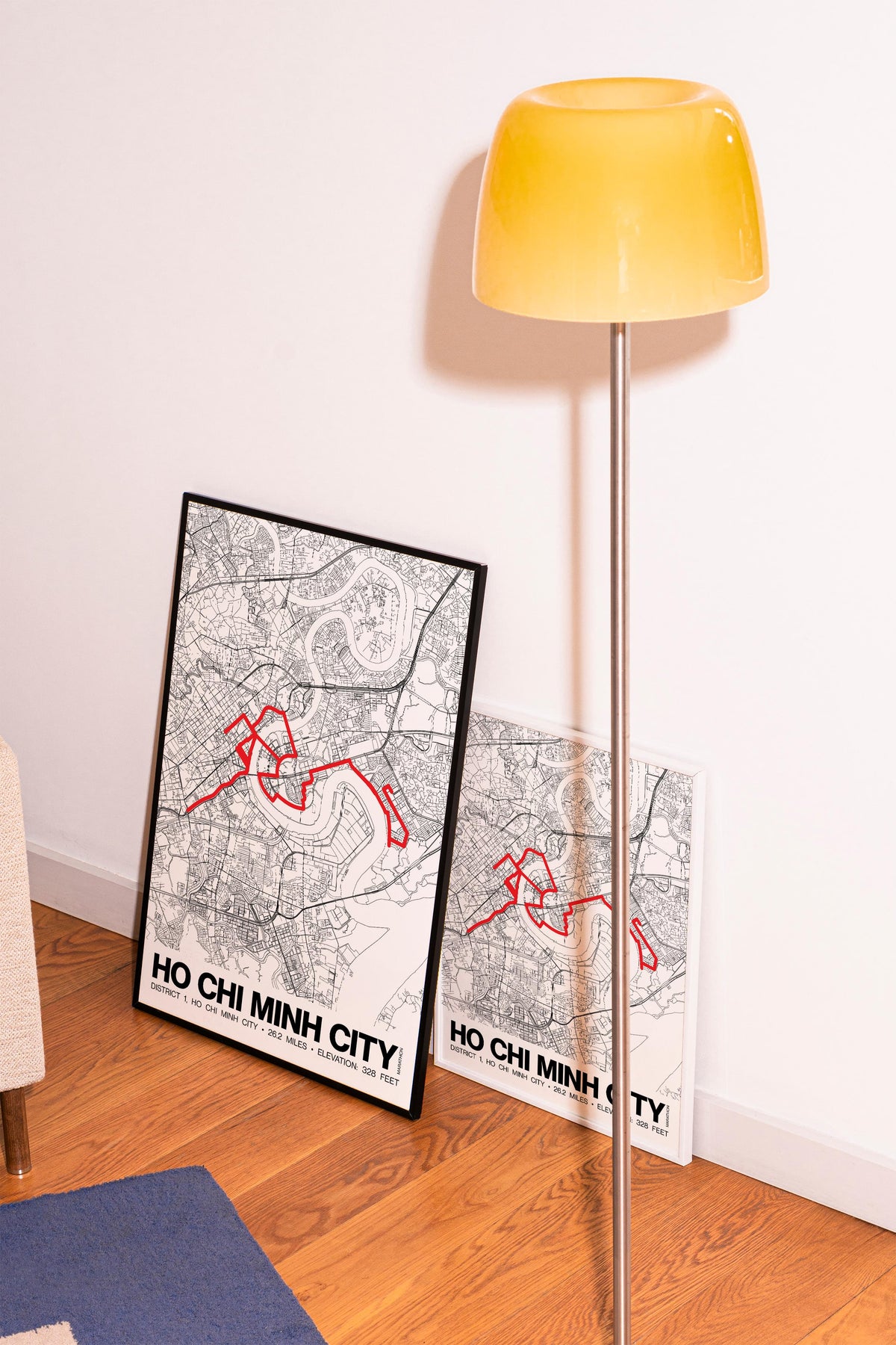 Ho Chi Minh City Marathon Poster - Grid Style