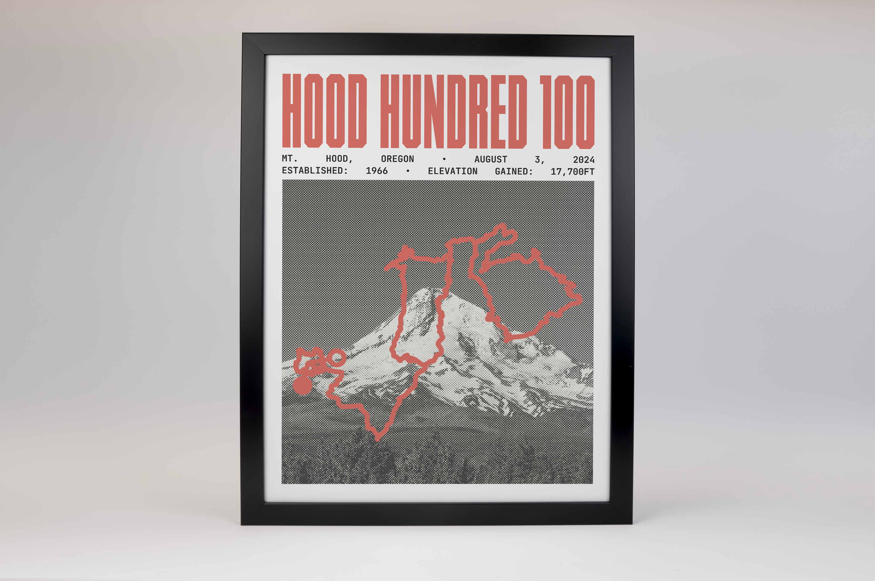 Hood Hundred 100 Endurance Run Poster