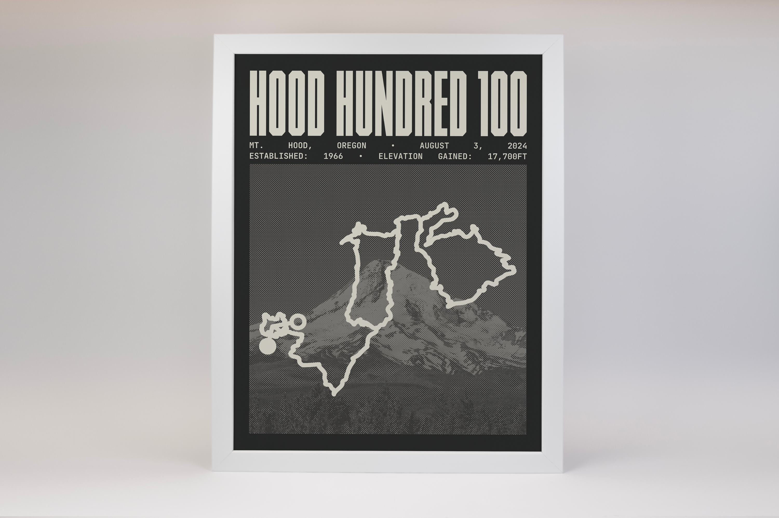 Hood Hundred 100 Endurance Run Poster