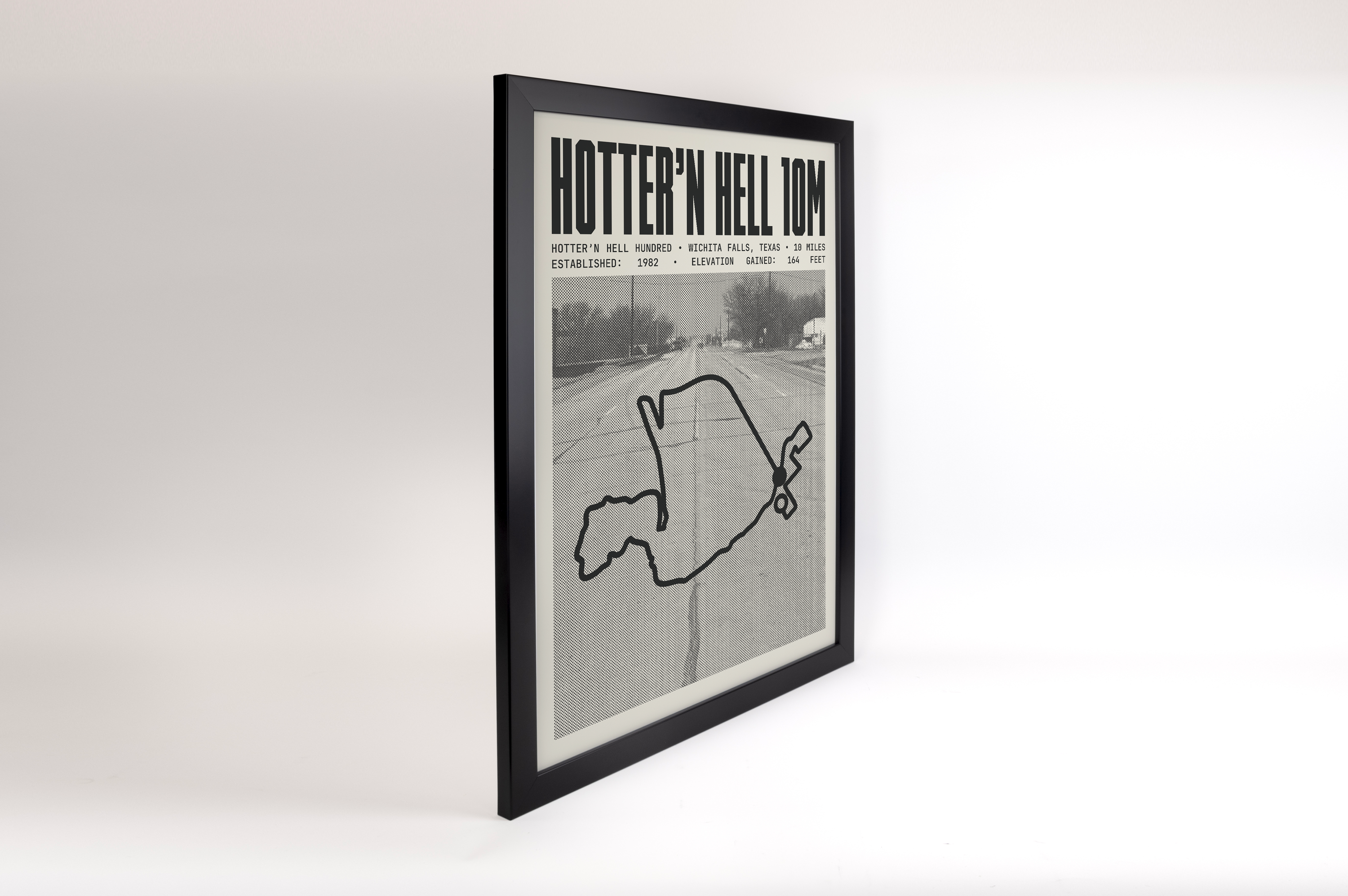 Hotter’N Hell Hundred - 10 Mile Route Poster