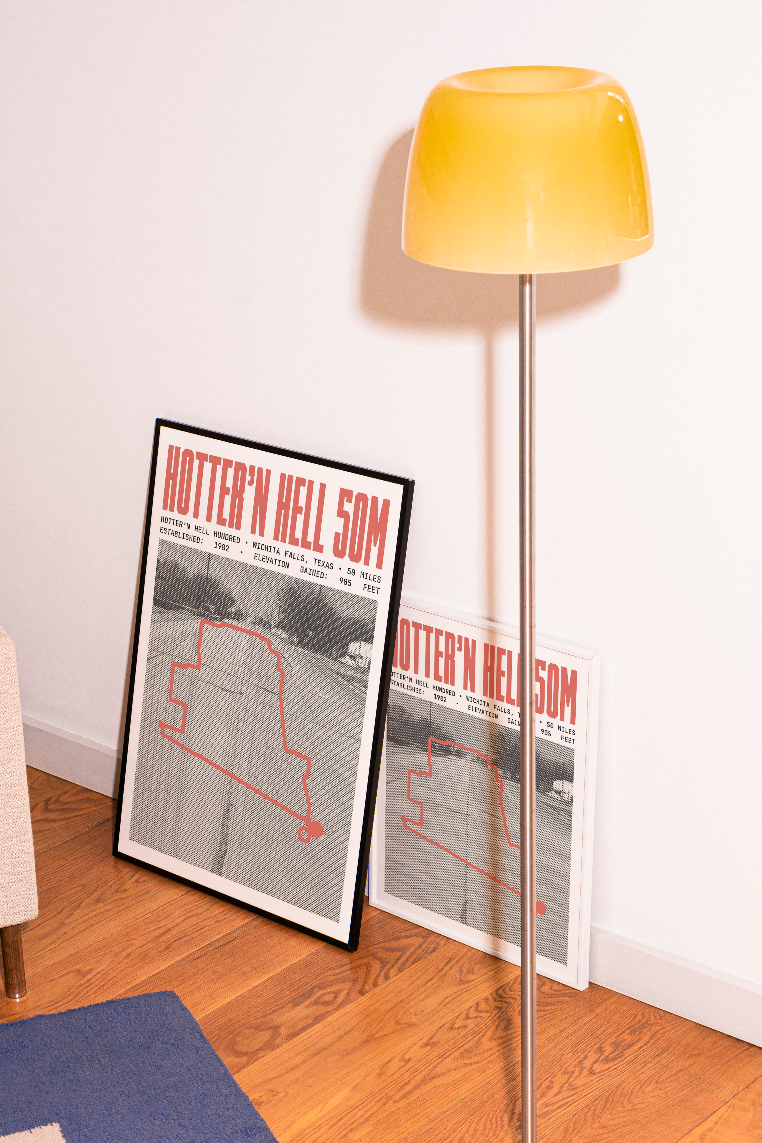 Hotter’N Hell Hundred - 50 Mile Route Poster