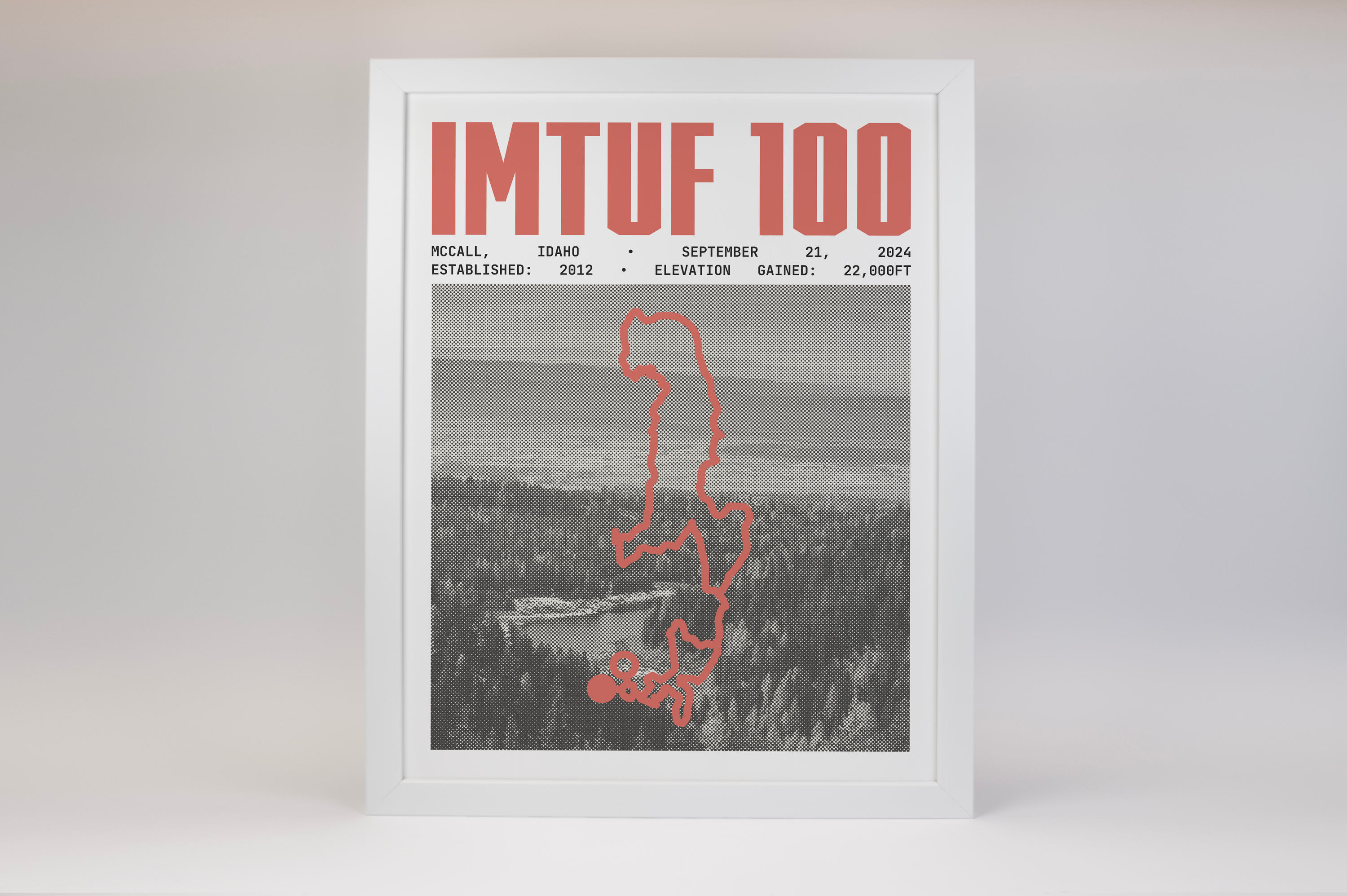 IMTUF 100 Endurance Run Poster