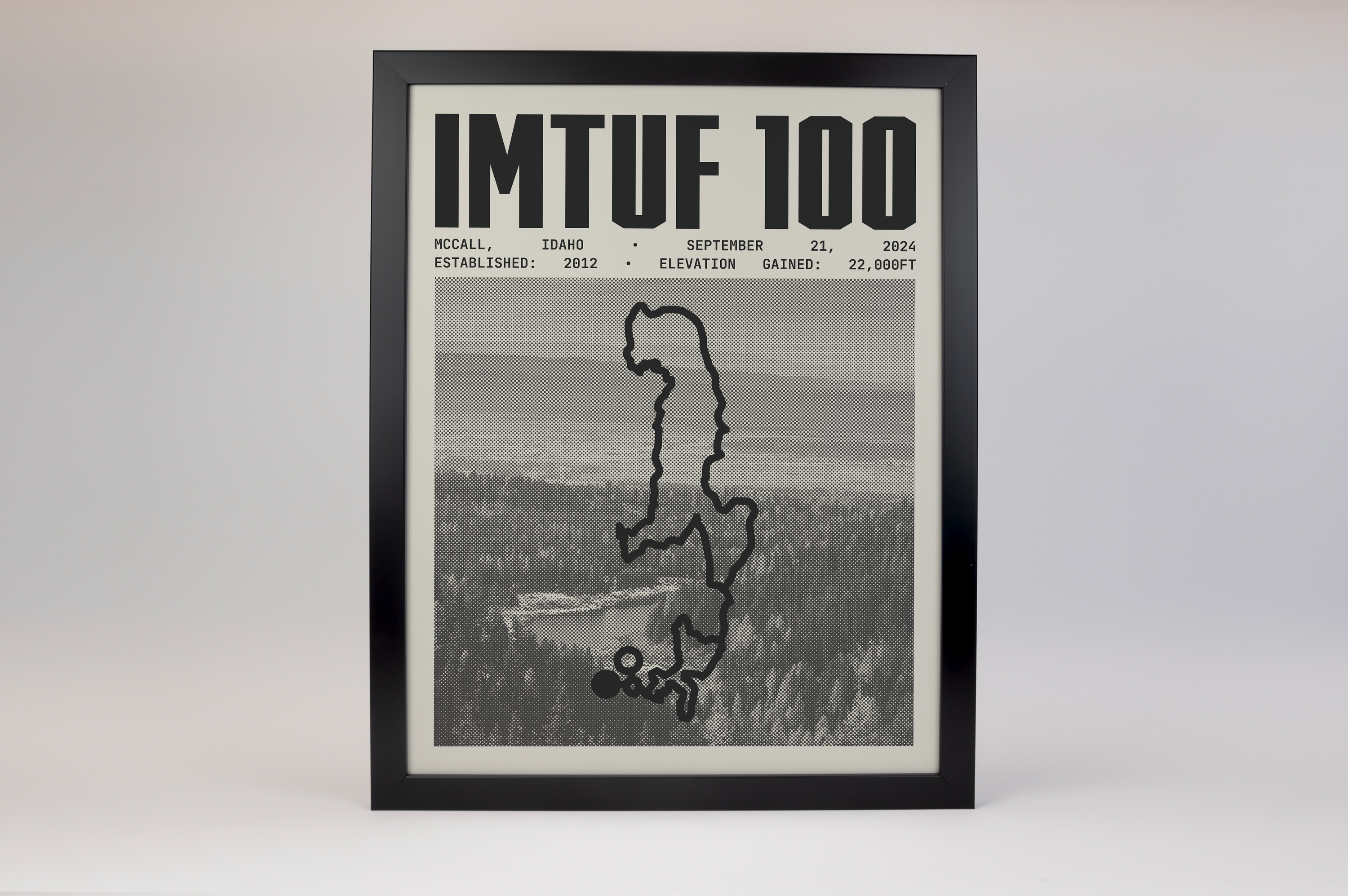 IMTUF 100 Endurance Run Poster