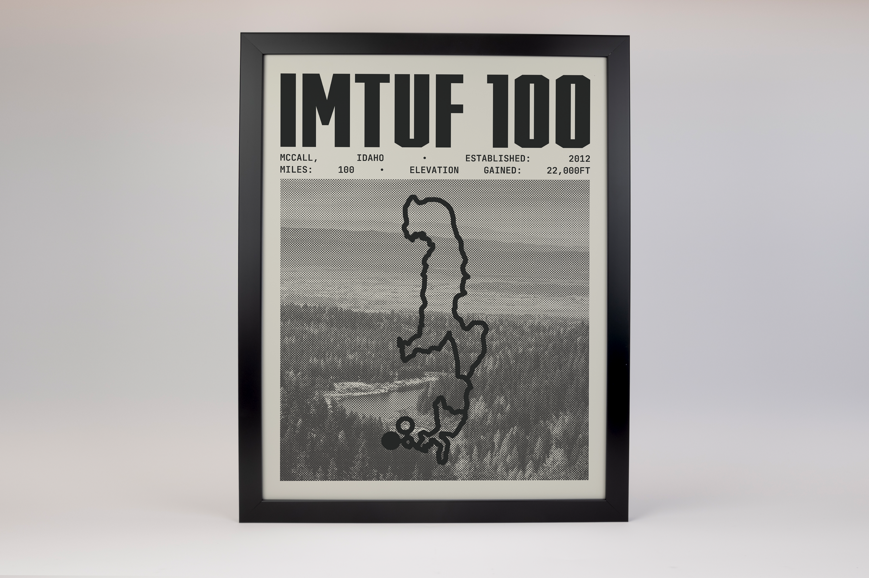 IMTUF 100 Endurance Run Poster