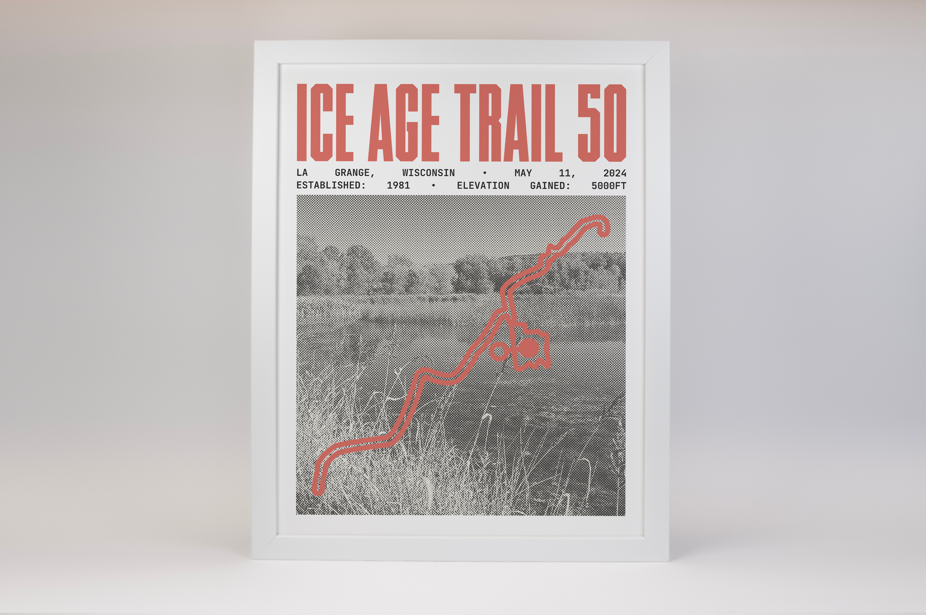 Ice Age Trail 50 Endurance Run Poster