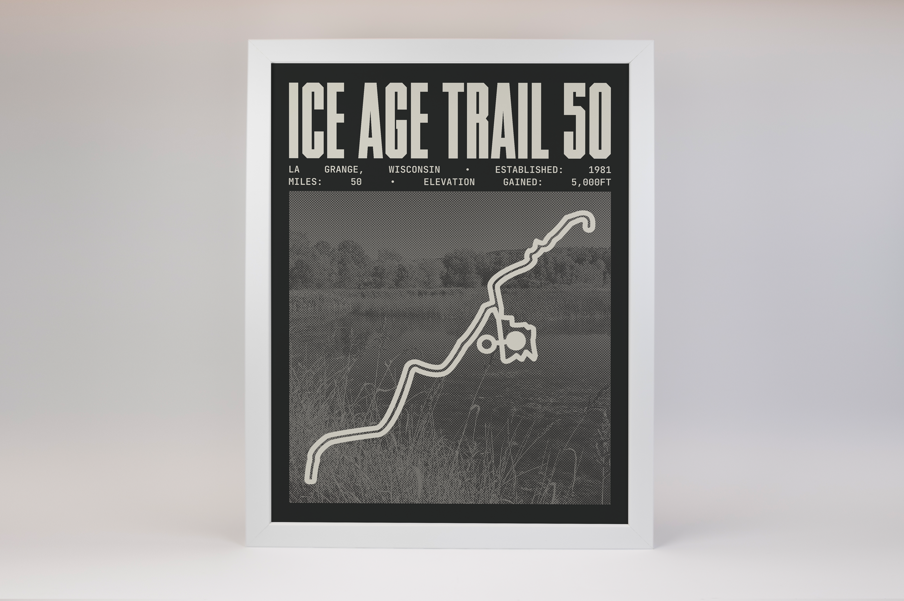 Ice Age Trail 50 Endurance Run Poster