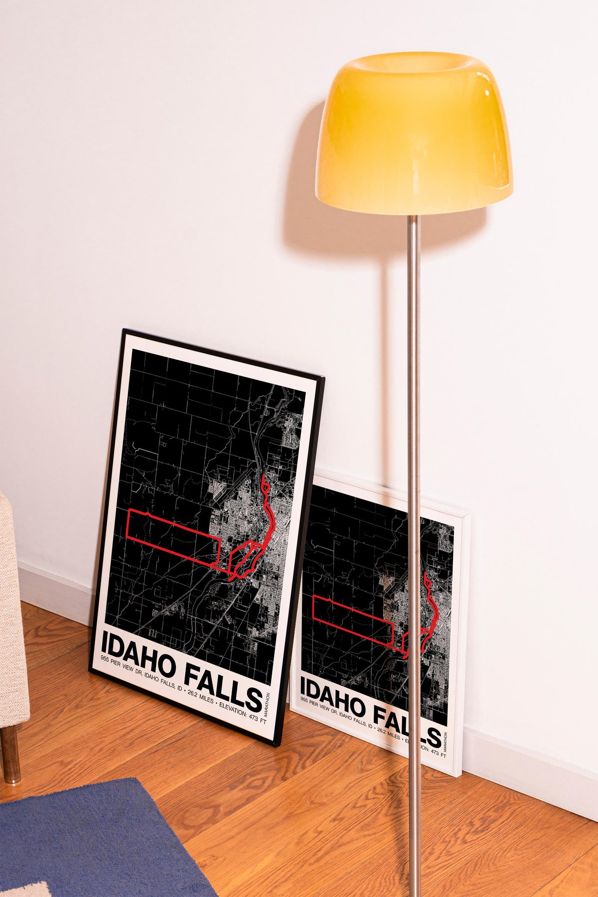 Idaho Falls Marathon Poster - Grid Style