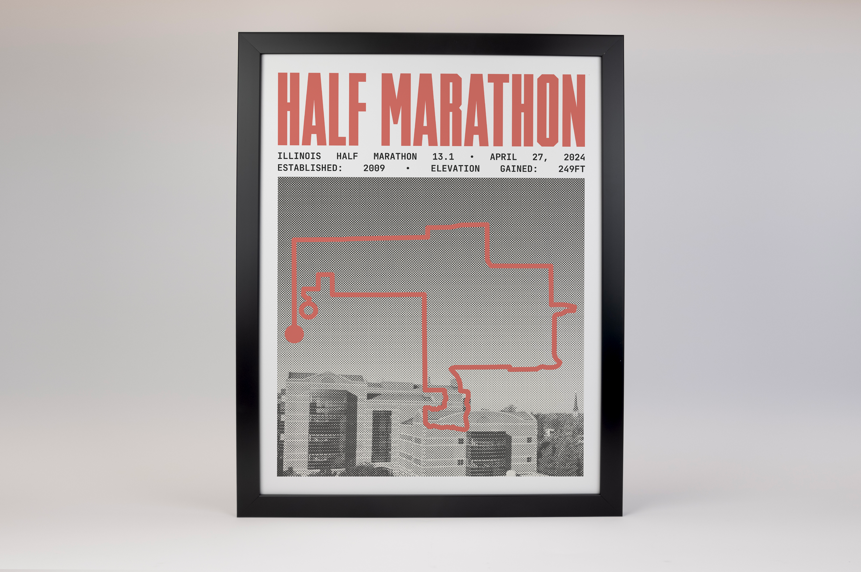 Illinois Half-Marathon Poster