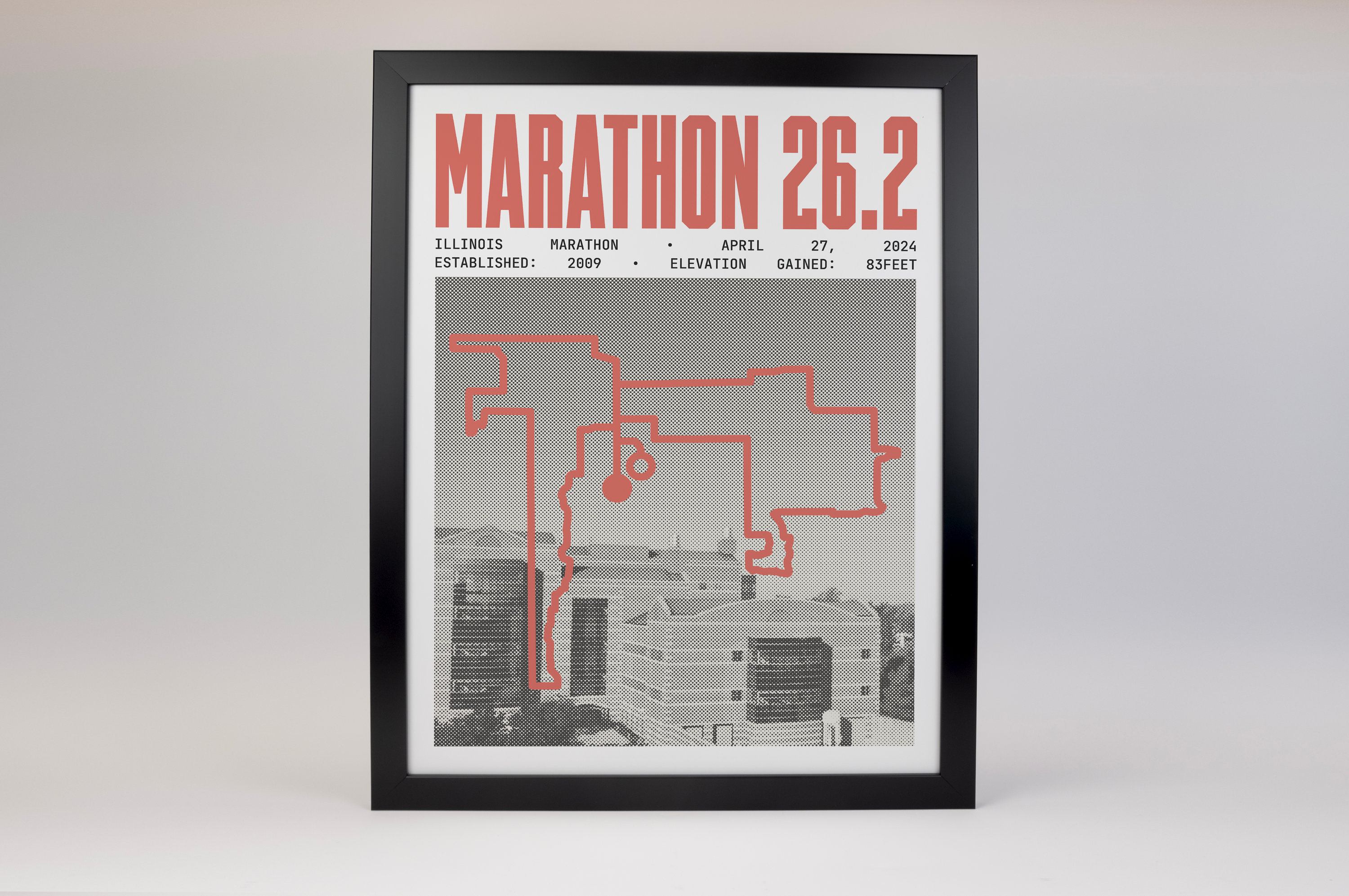 Illinois Marathon Poster