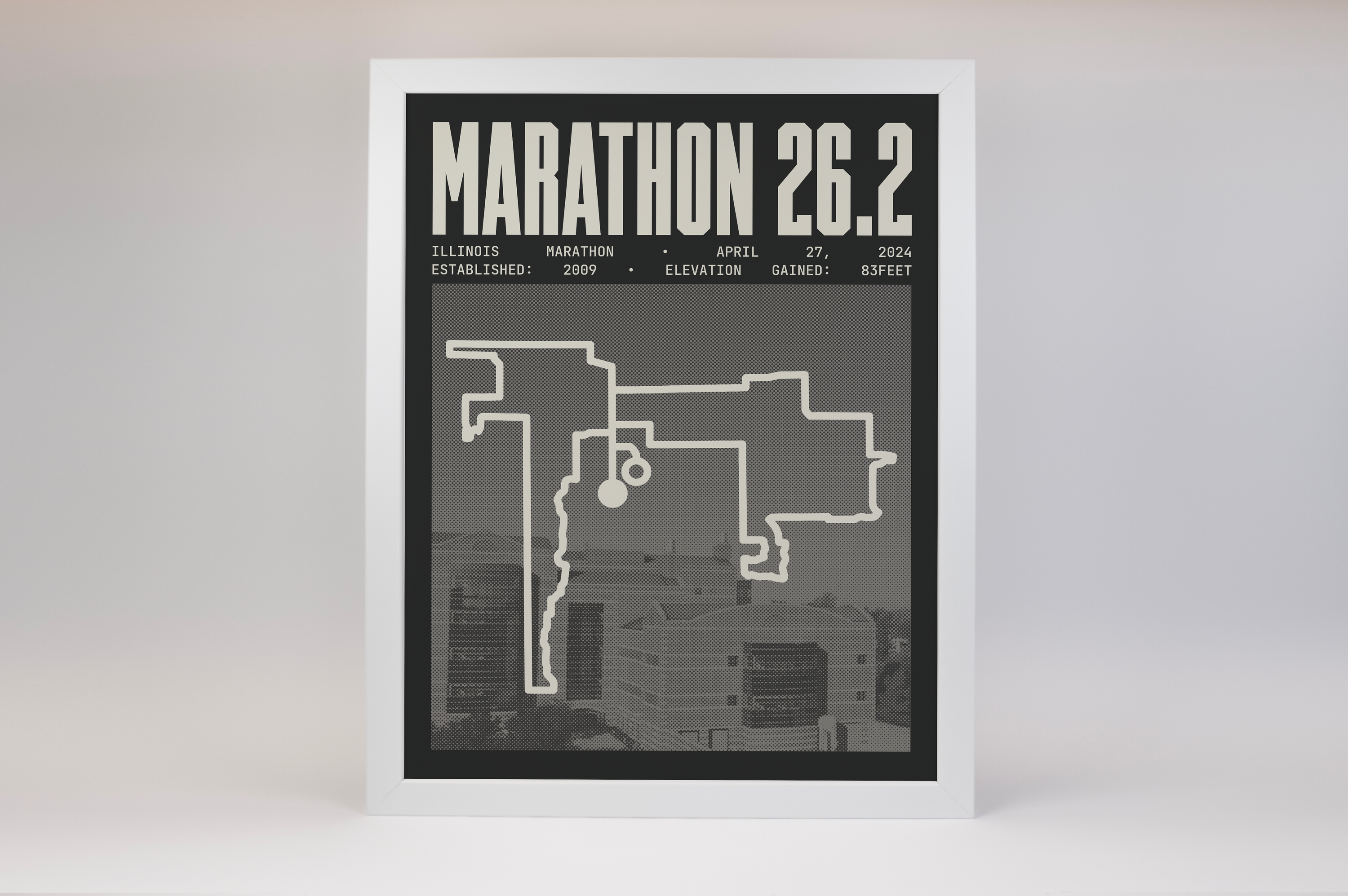 Illinois Marathon Poster