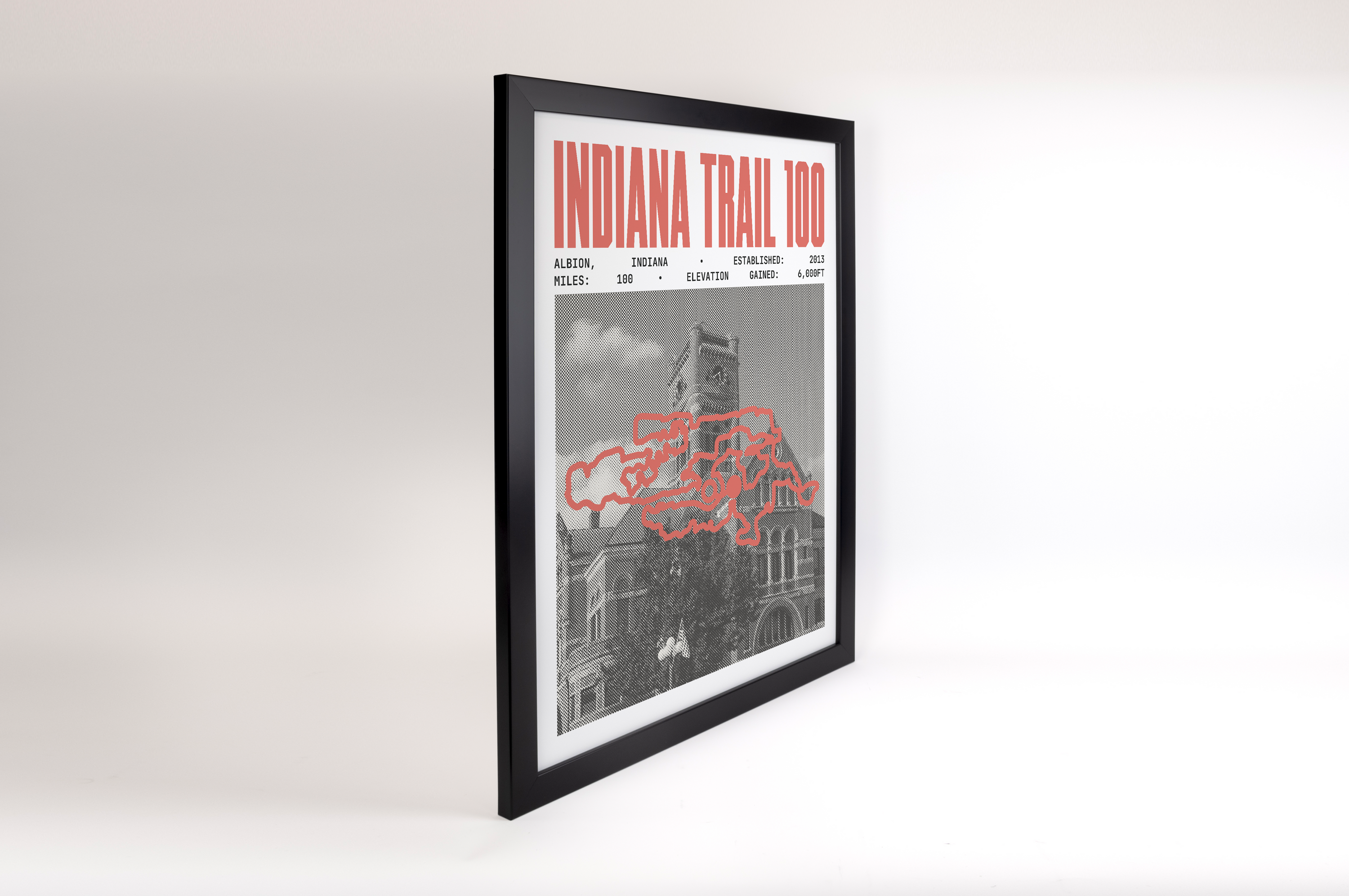 Indiana Trail 100 Endurance Run Poster