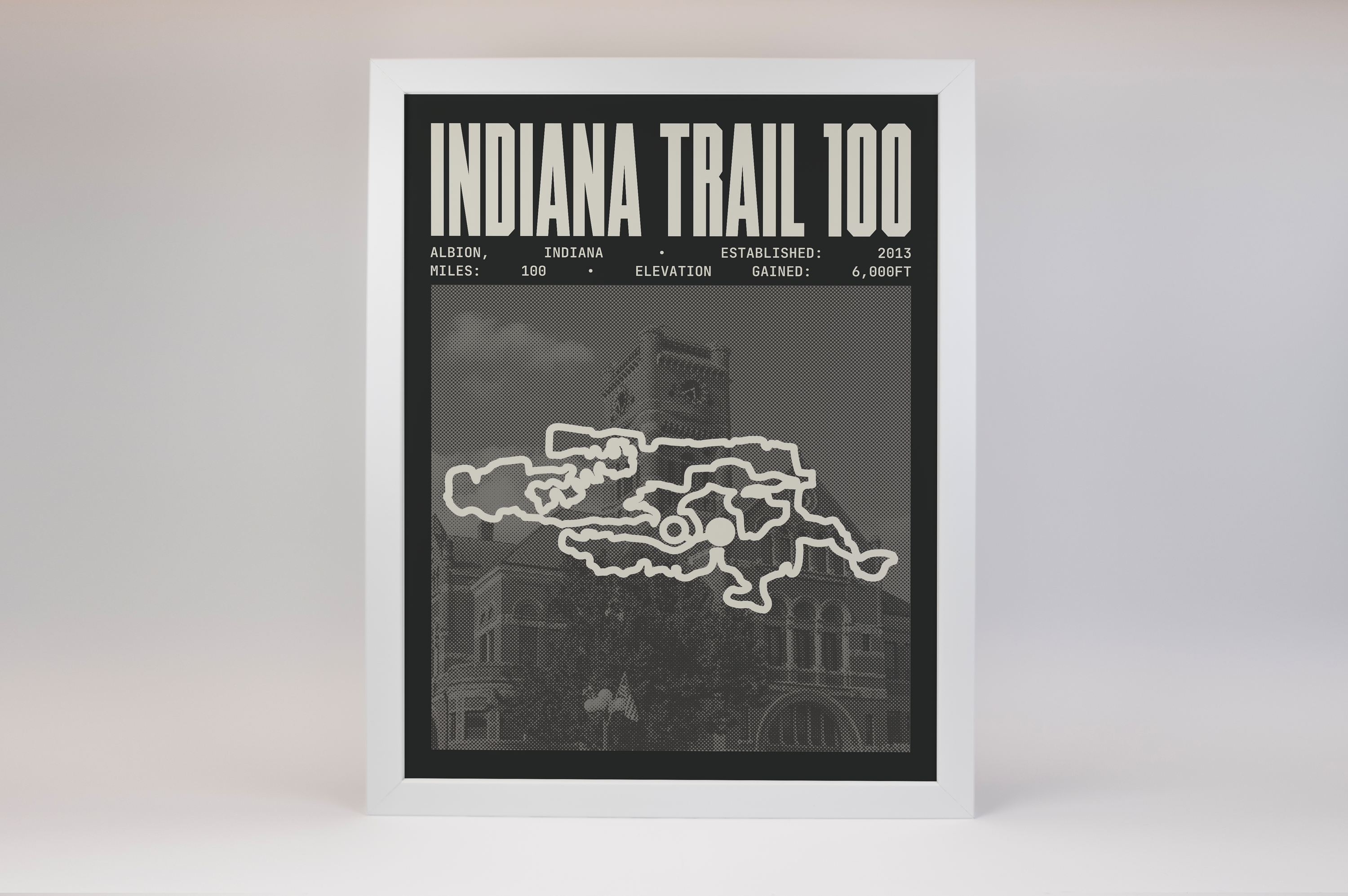 Indiana Trail 100 Endurance Run Poster