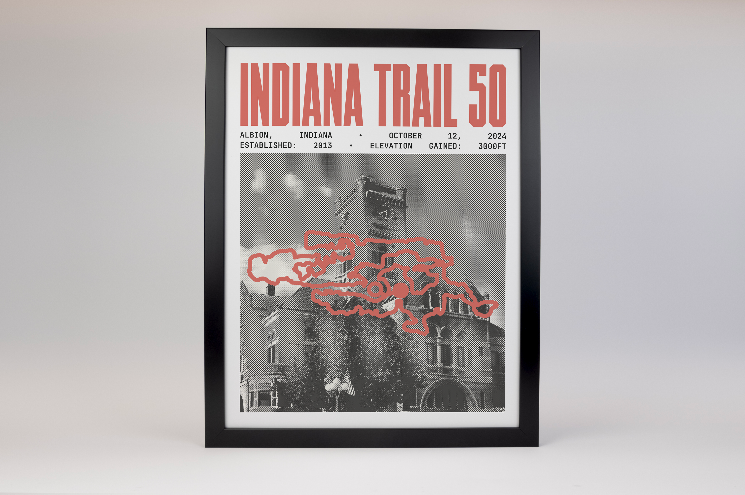 Indiana Trail 50 Endurance Run Poster