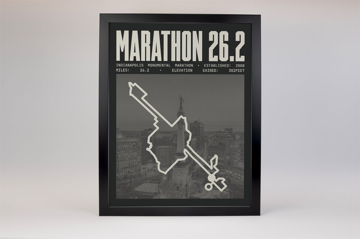 Indianapolis Monumental Marathon Poster V1