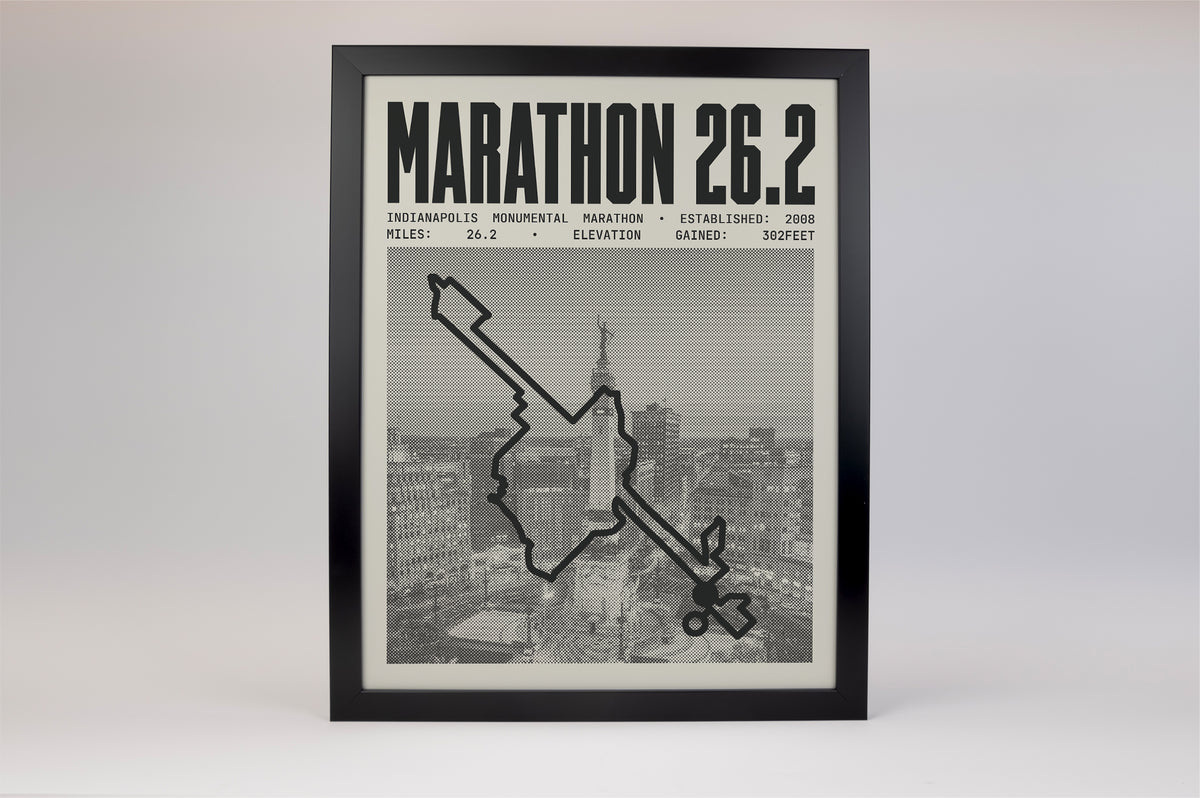 Indianapolis Monumental Marathon Poster V1