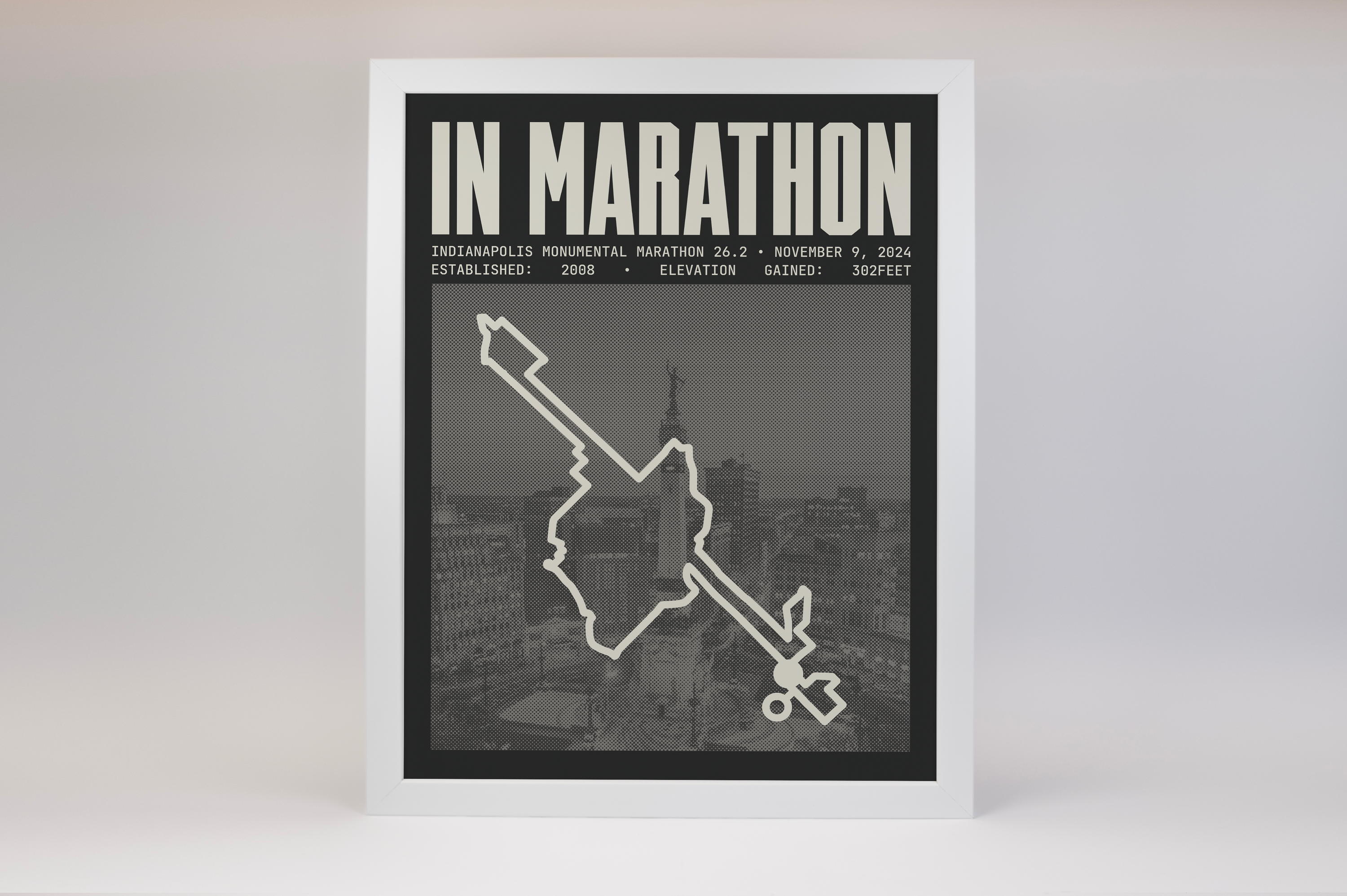 Indianapolis Monumental Marathon Poster