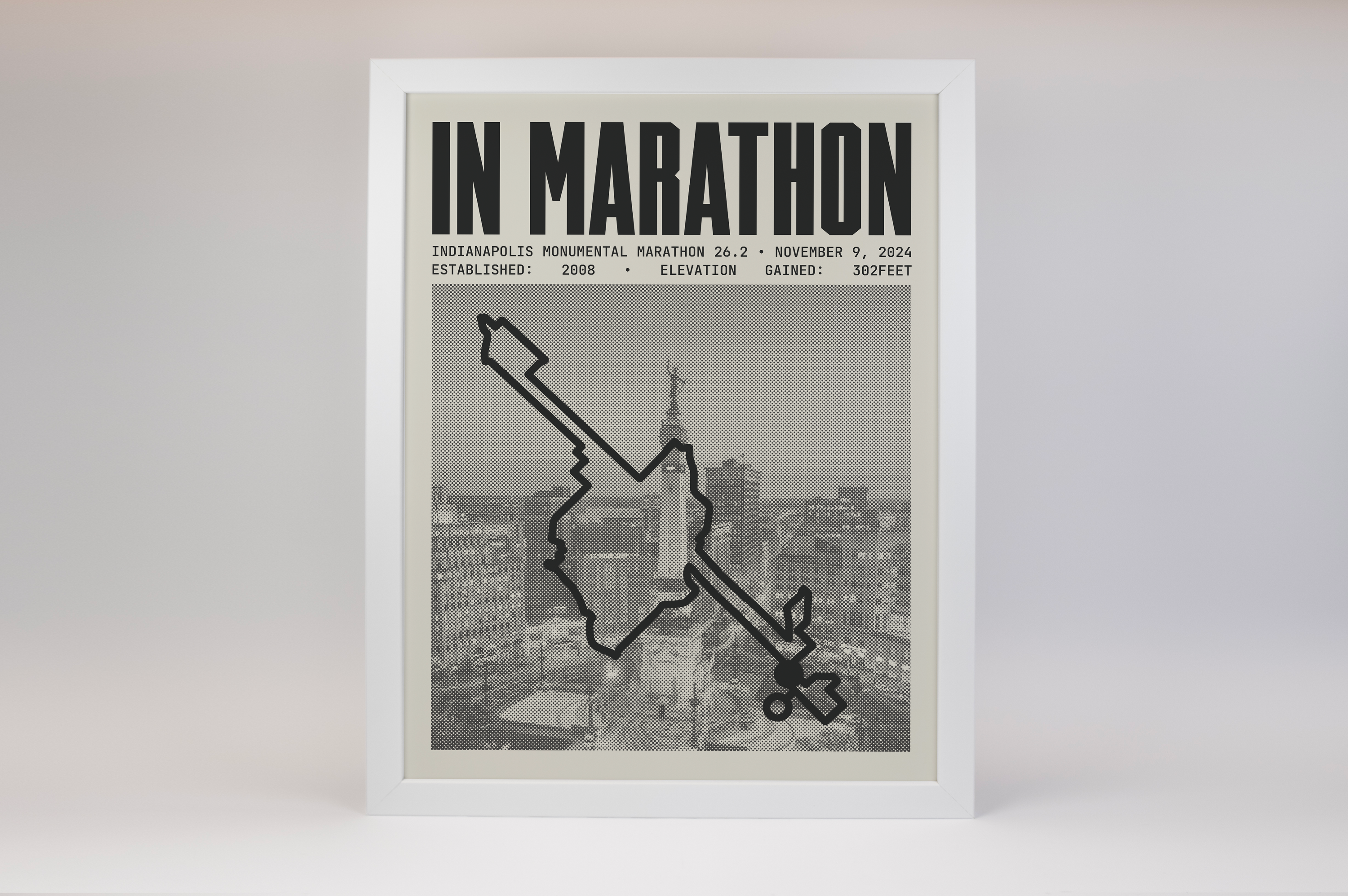 Indianapolis Monumental Marathon Poster