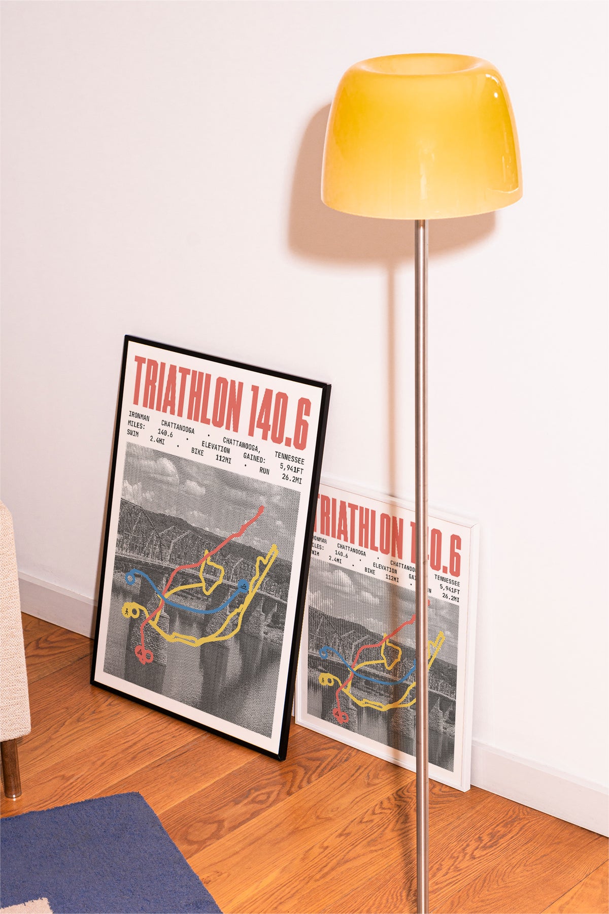 Ironman 140.6 Chattanooga Poster 2026 Course