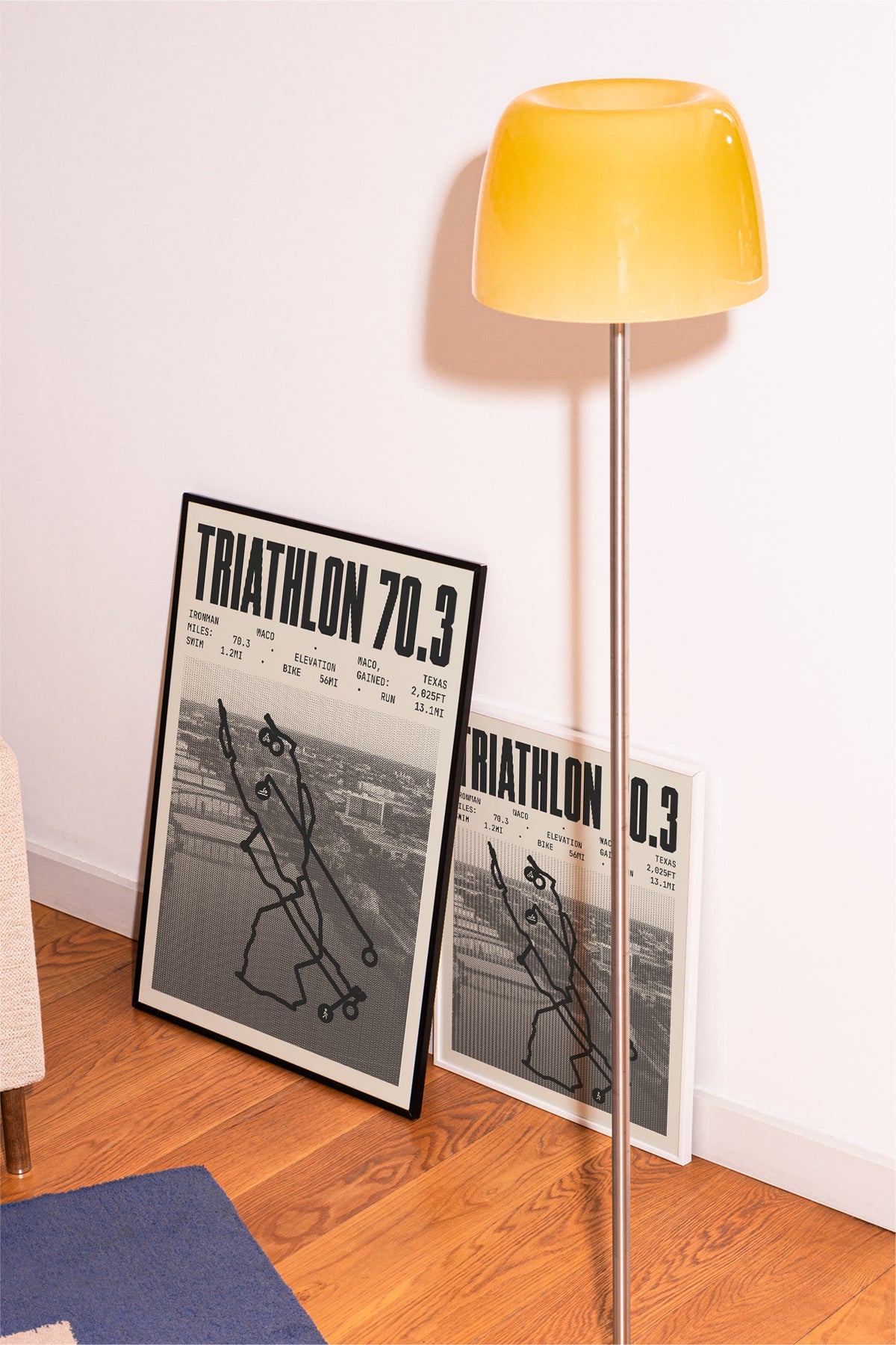 Ironman 70.3 Waco Poster 2026 Course