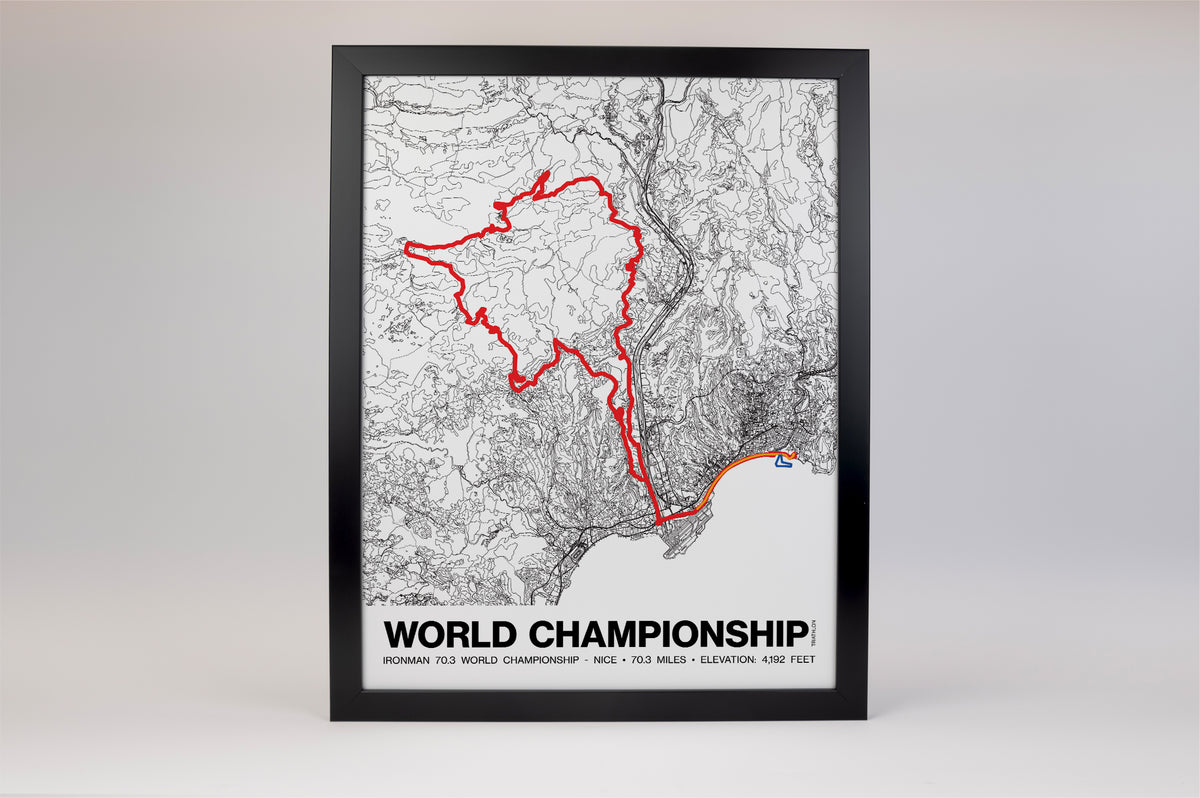 Ironman 70.3 World Championship Nice Poster - Grid Style