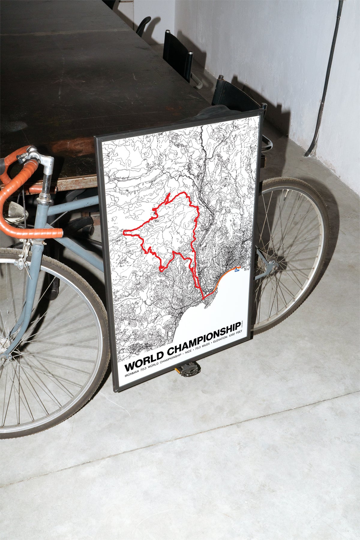Ironman 70.3 World Championship Nice Poster - Grid Style