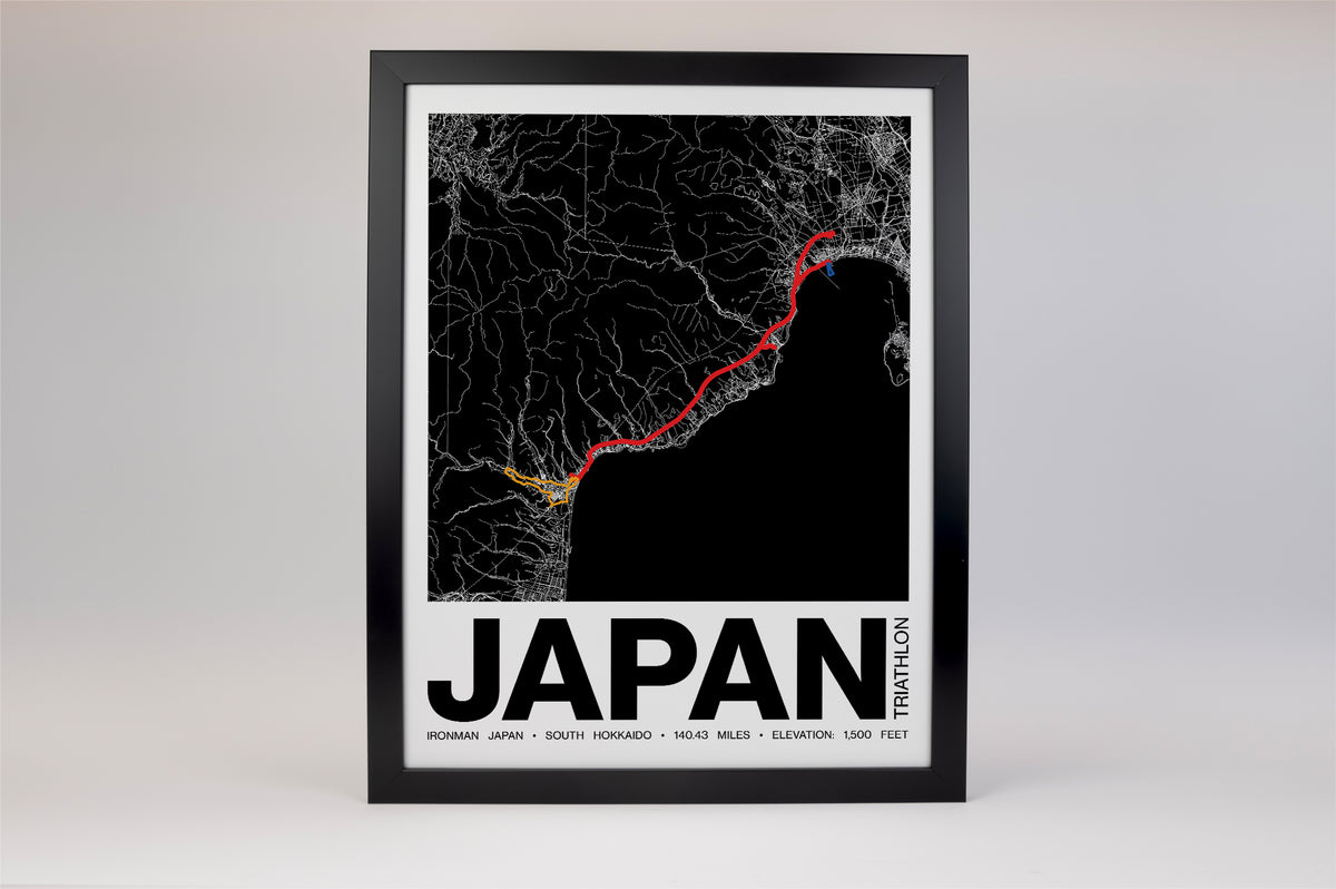 Ironman Japan South Hokkaido Poster - Grid Style