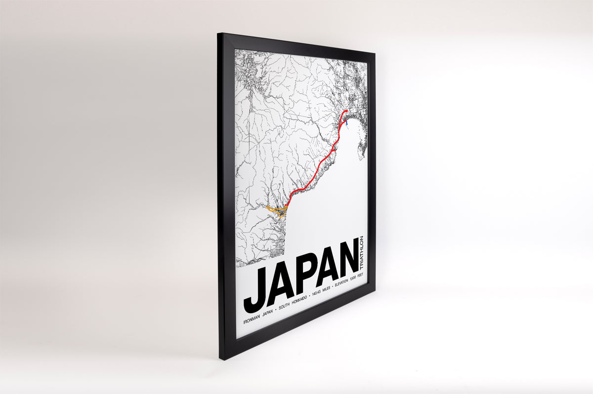 Ironman Japan South Hokkaido Poster - Grid Style