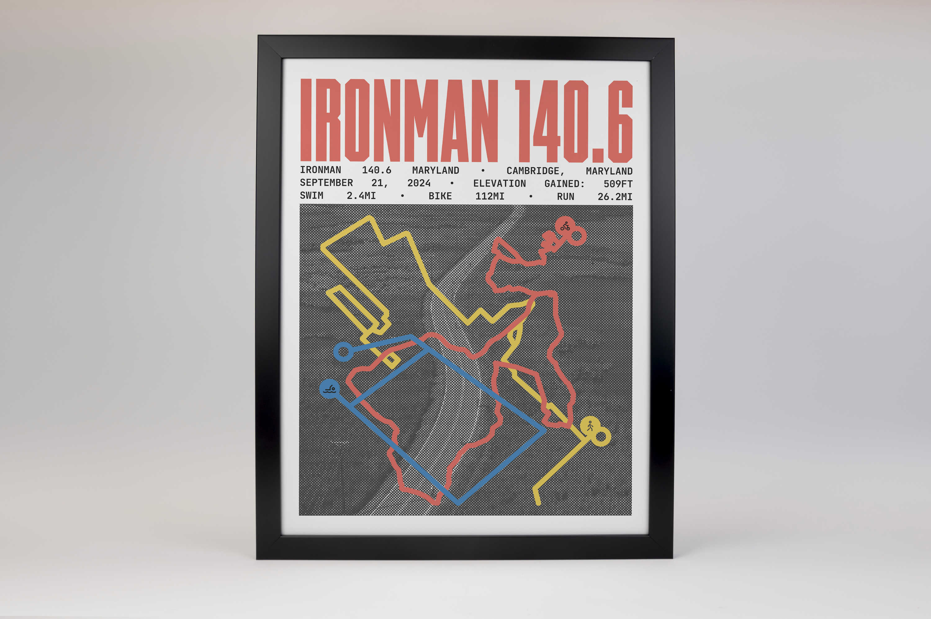 Ironman 140.6 Maryland Poster