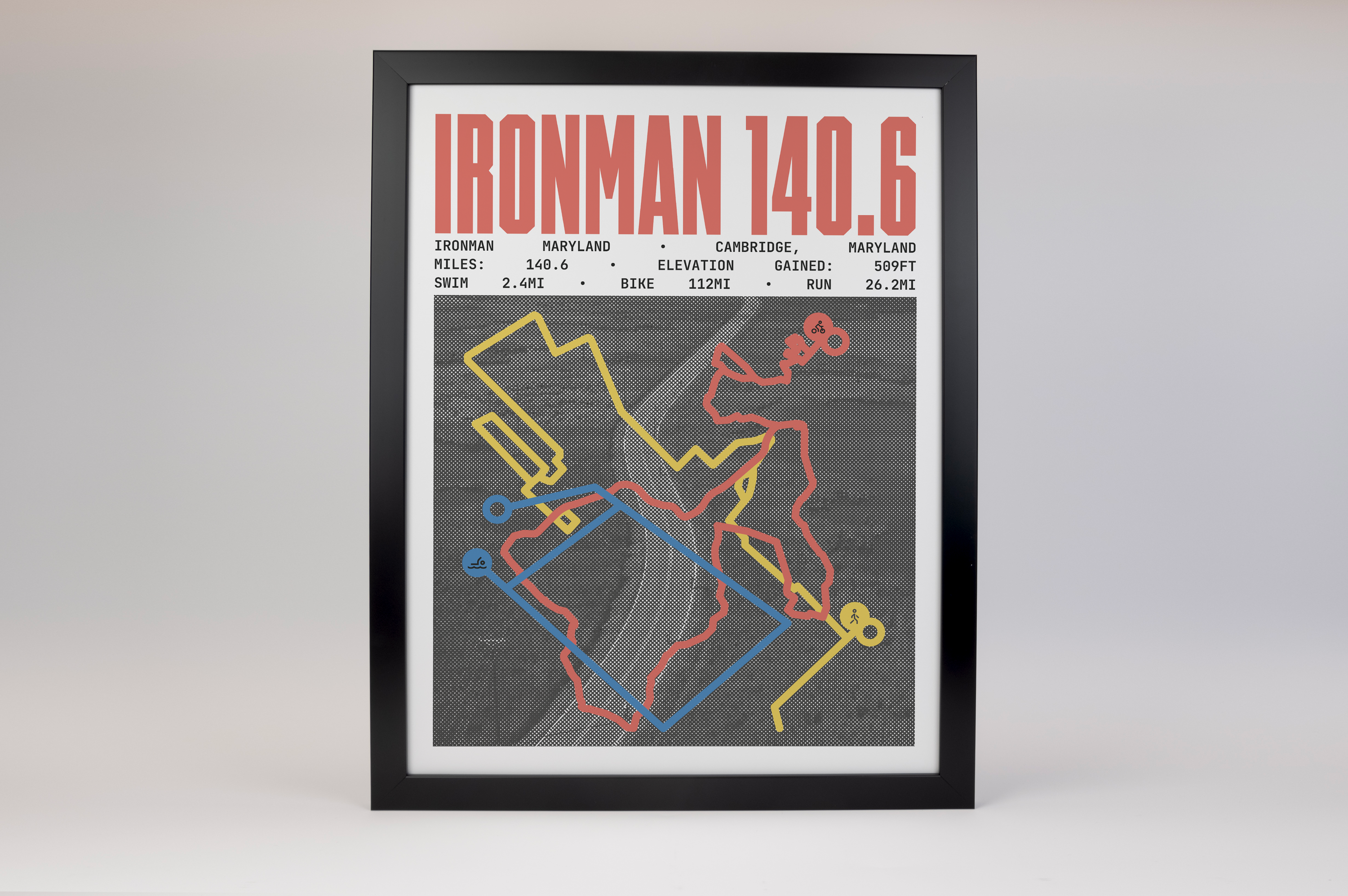 Ironman 140.6 Maryland Poster